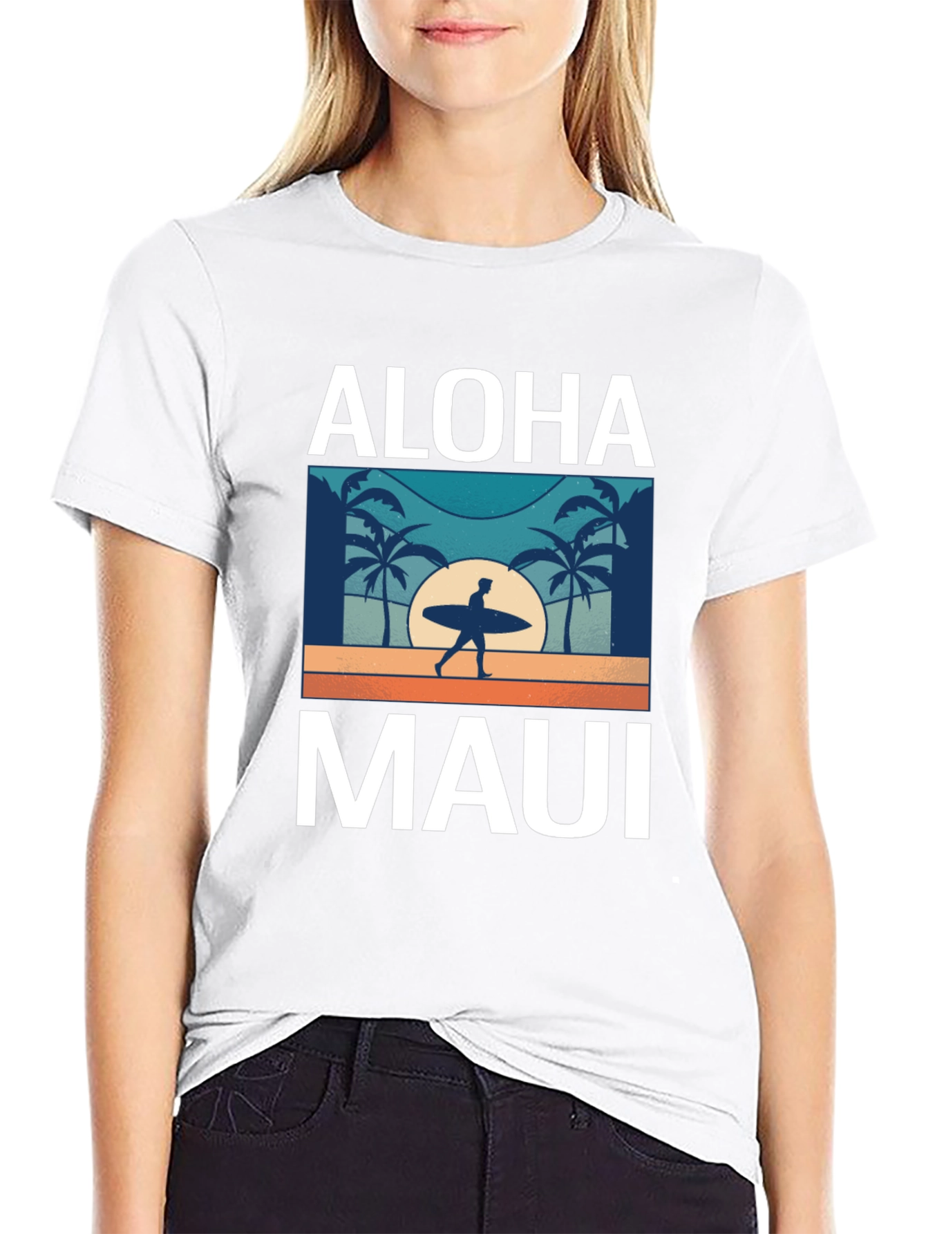 Aloha Maui Graphic Tee
