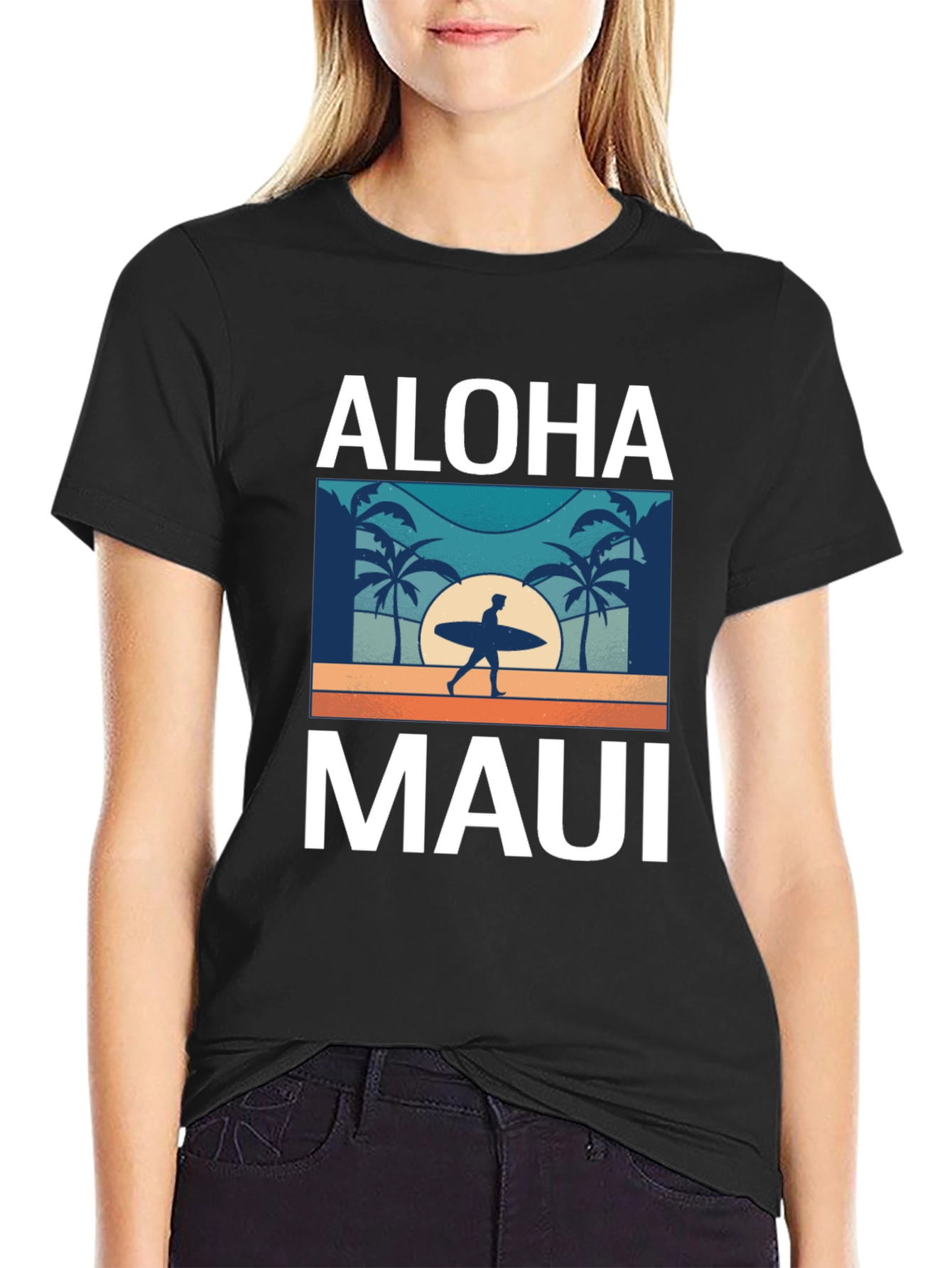 Aloha Maui Graphic Tee