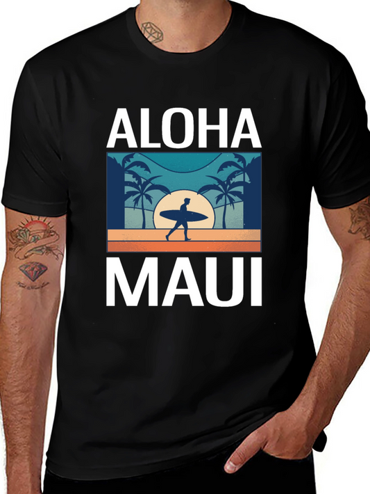 Aloha Maui Graphic Tee