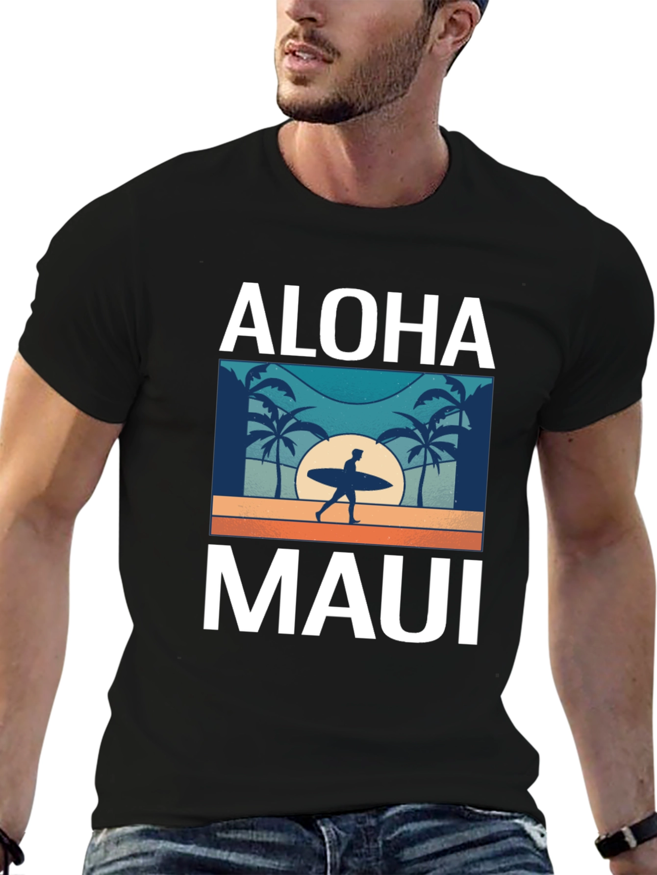 Aloha Maui Graphic Tee