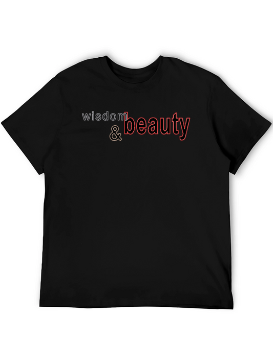 Wisdom & Beauty Graphic Tee - Black