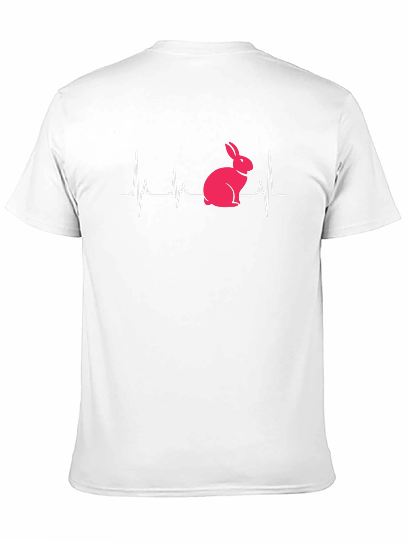 Bunny Heartbeat Graphic Tee - Unisex T-Shirt
