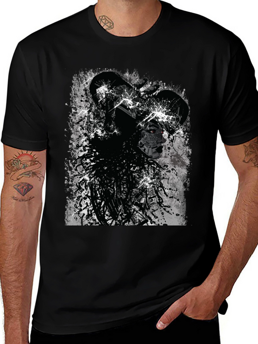 Edgy Cyberpunk Graphic Tee