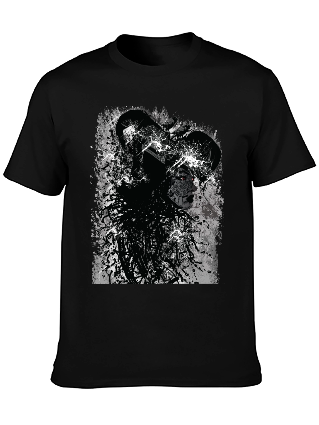 Edgy Cyberpunk Graphic Tee