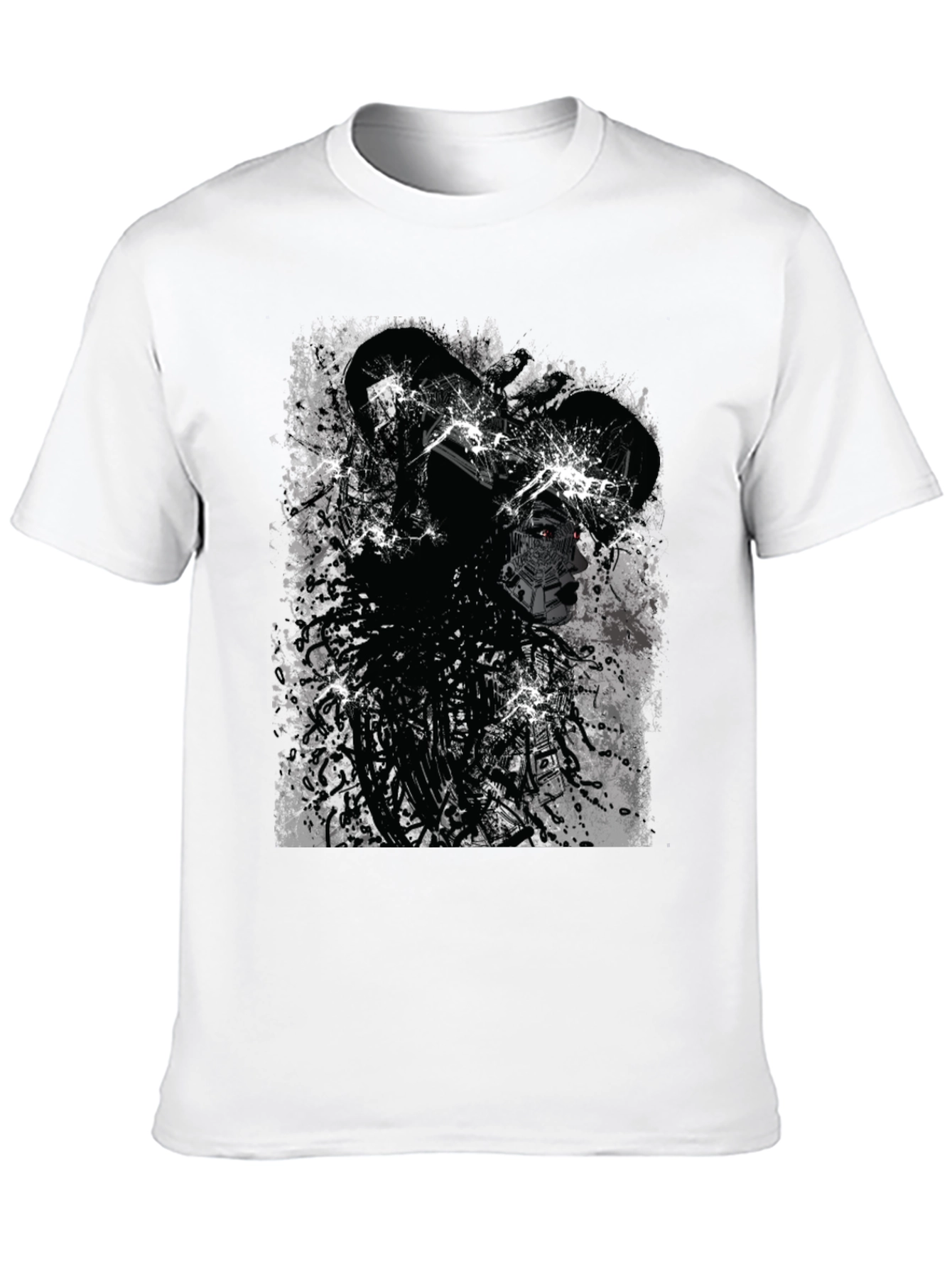 Edgy Cyberpunk Graphic Tee