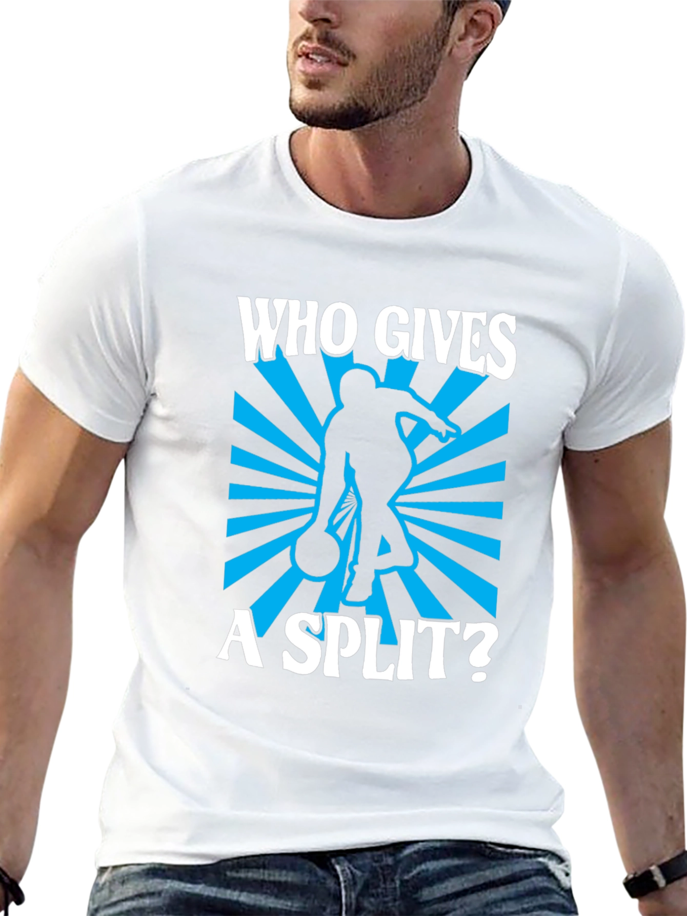 Who Gives A Split Bowling T-Shirt - Black