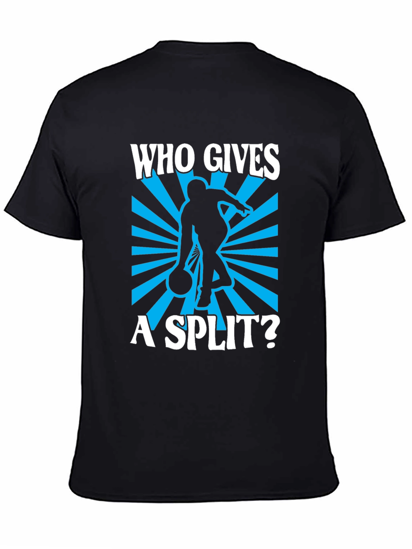 Who Gives A Split Bowling T-Shirt - Black