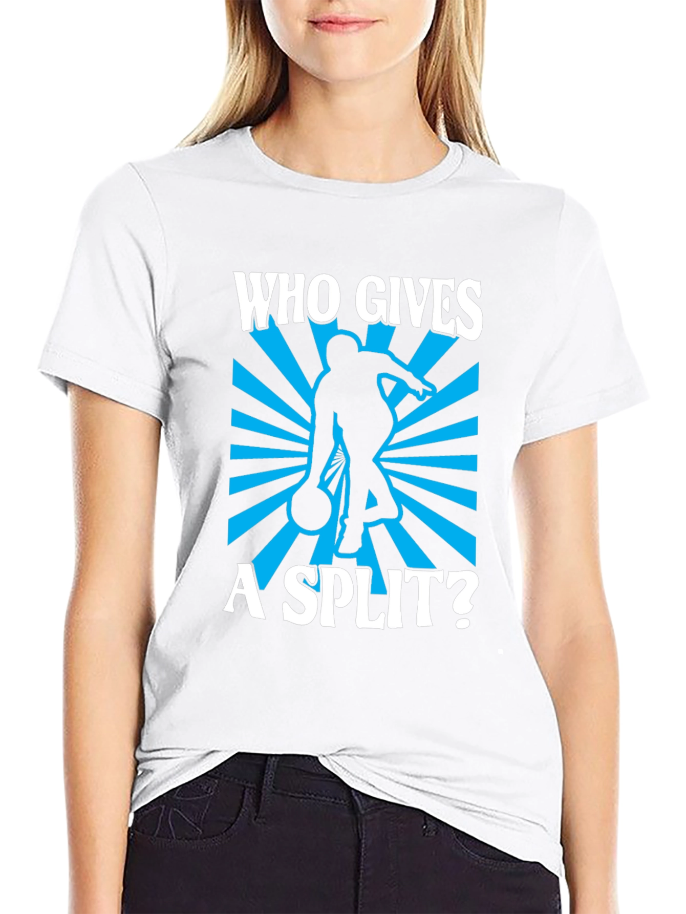 Who Gives A Split Bowling T-Shirt - Black