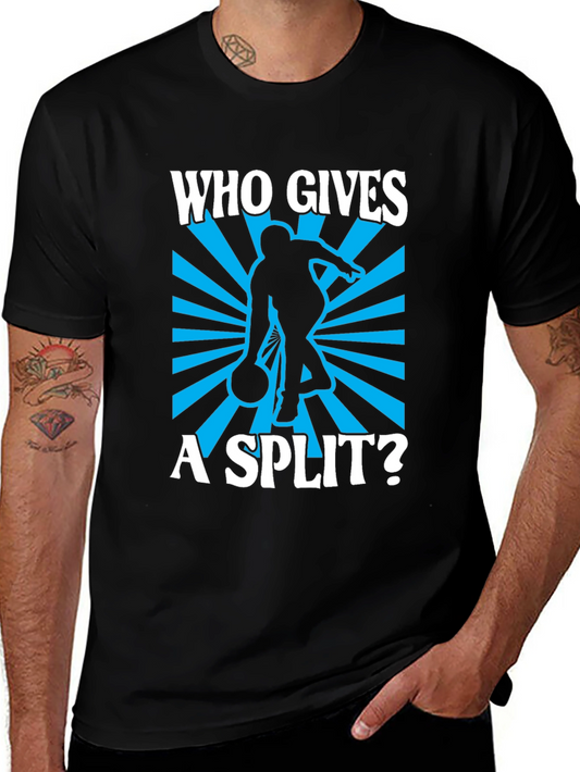 Who Gives A Split Bowling T-Shirt - Black