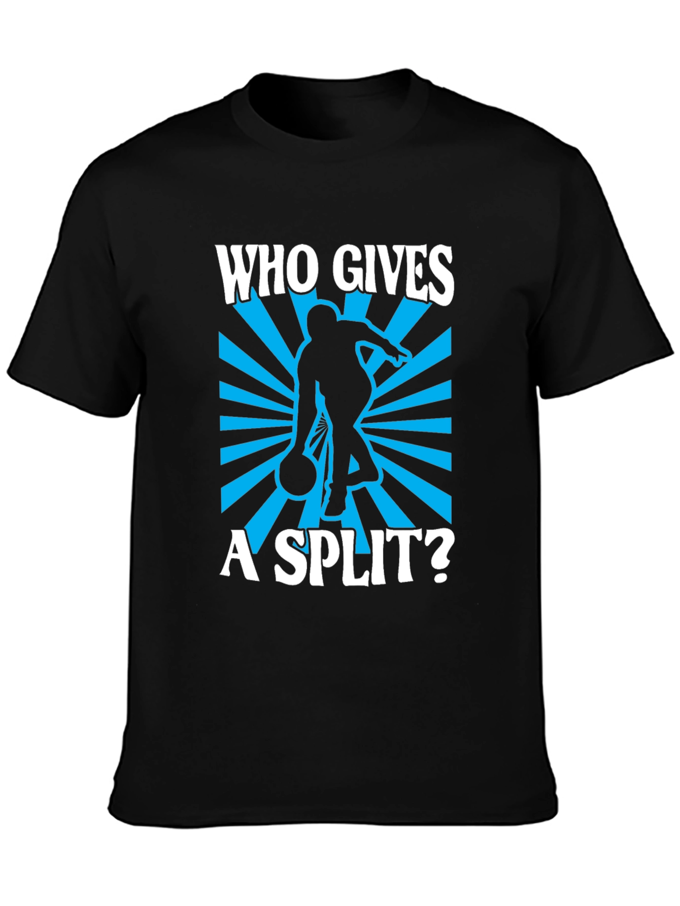 Who Gives A Split Bowling T-Shirt - Black