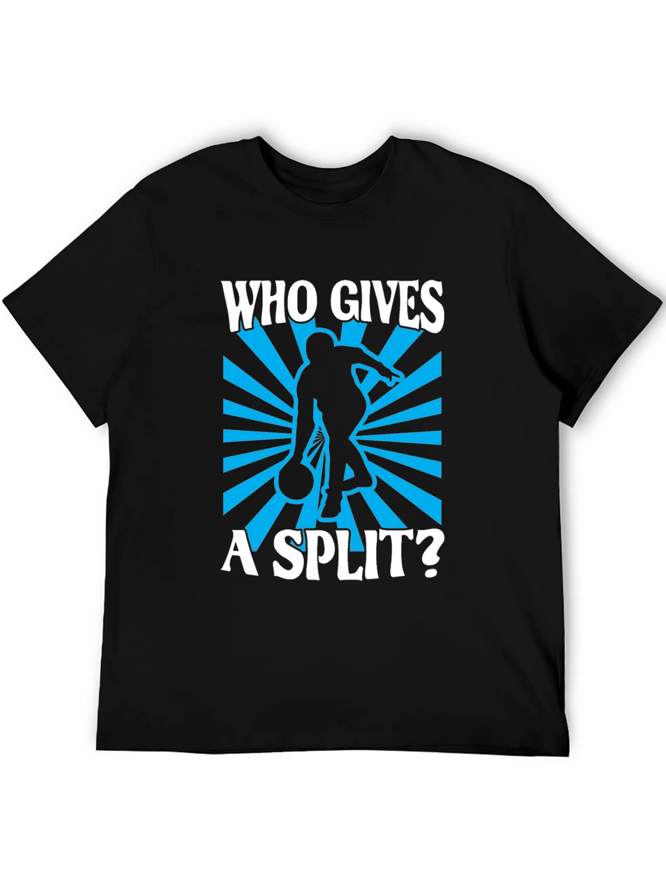Who Gives A Split Bowling T-Shirt - Black