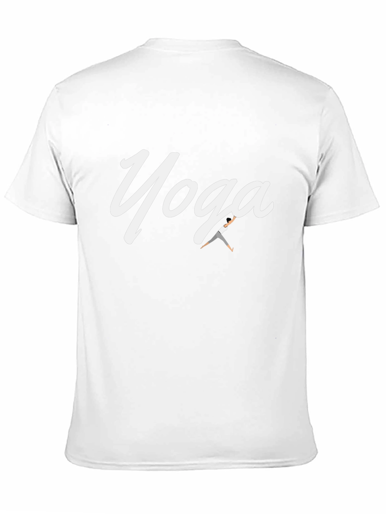 Yoga Graphic Tee - Black Cotton Blend