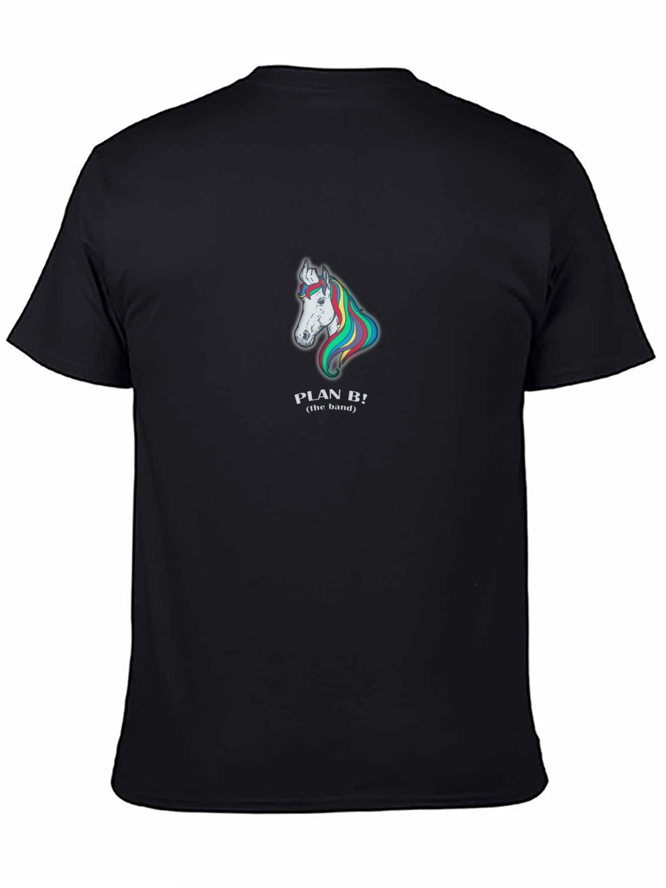 Plan B Unicorn Graphic Black T-Shirt