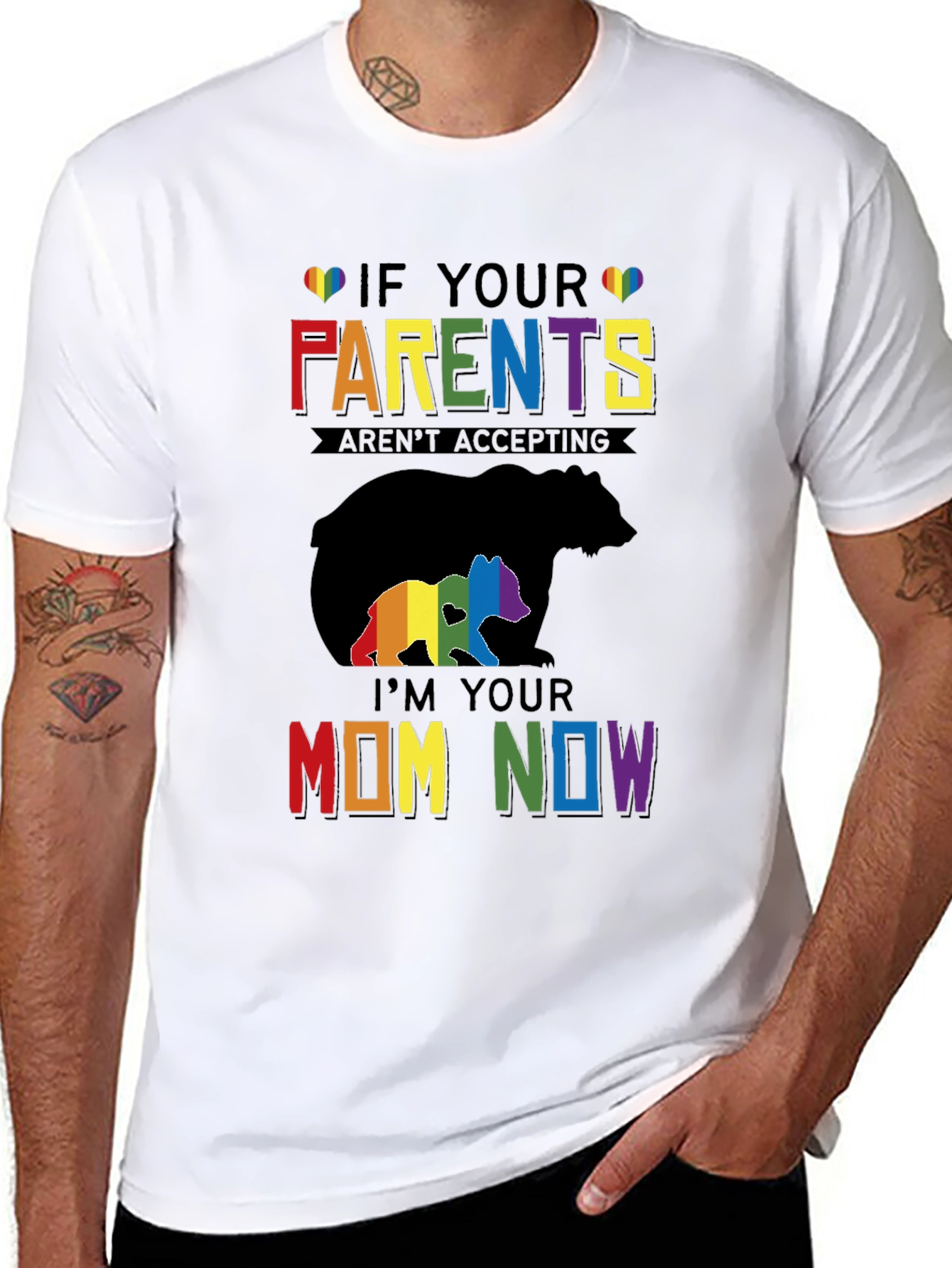 LGBTQ+ Mama Bear T-Shirt - Im Your Mom Now