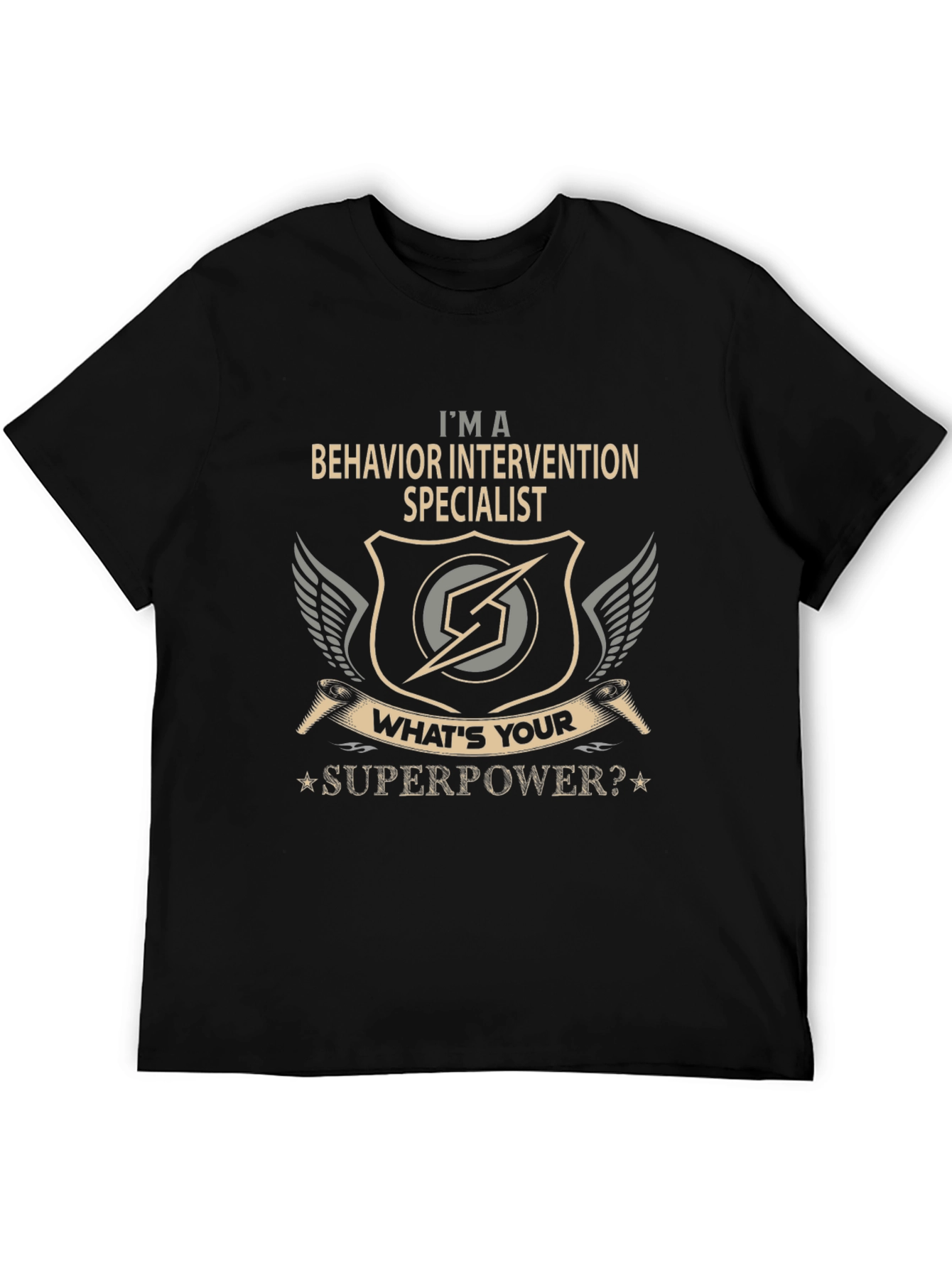 Behavior Intervention Specialist T-Shirt: Superpower Edition