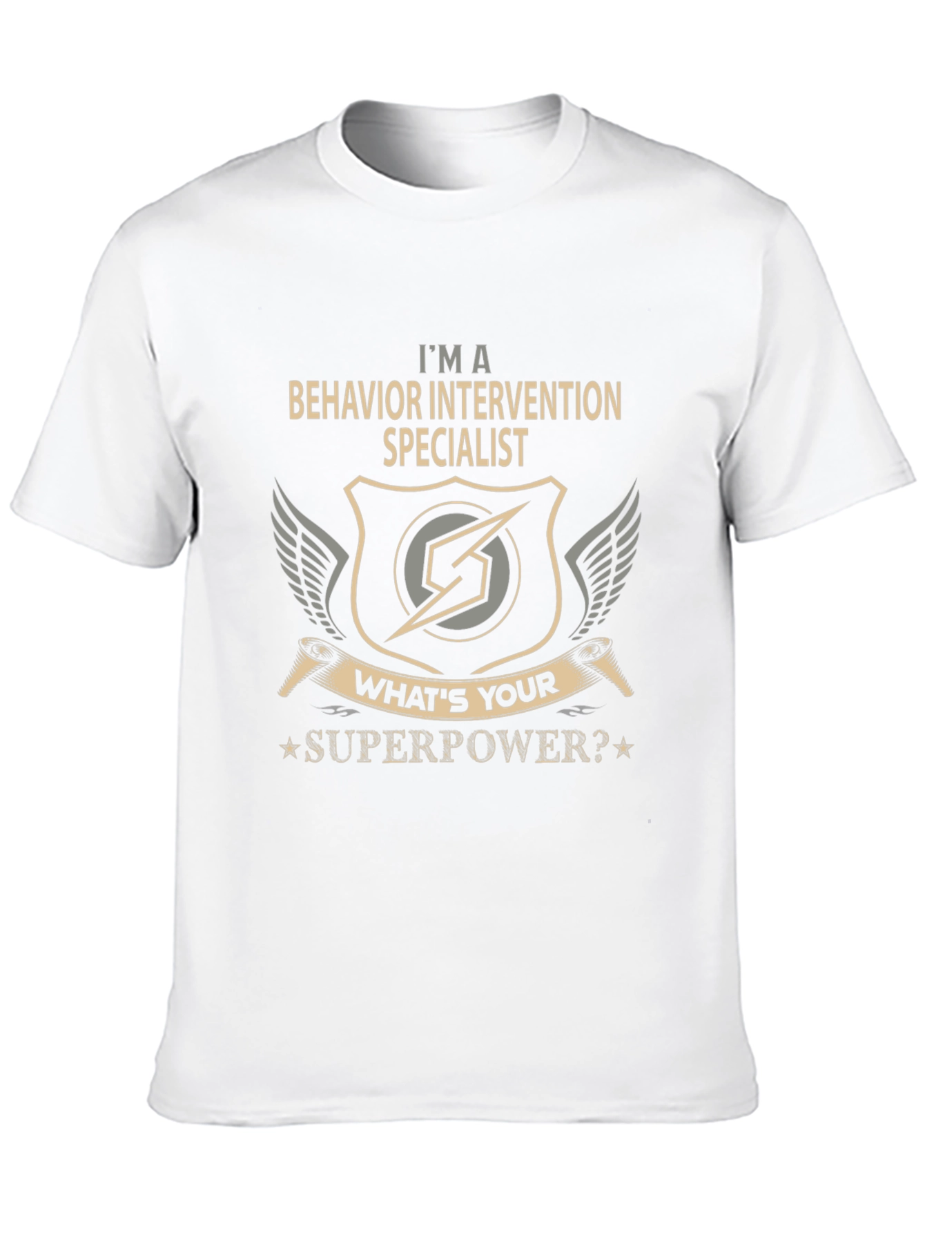 Behavior Intervention Specialist T-Shirt: Superpower Edition