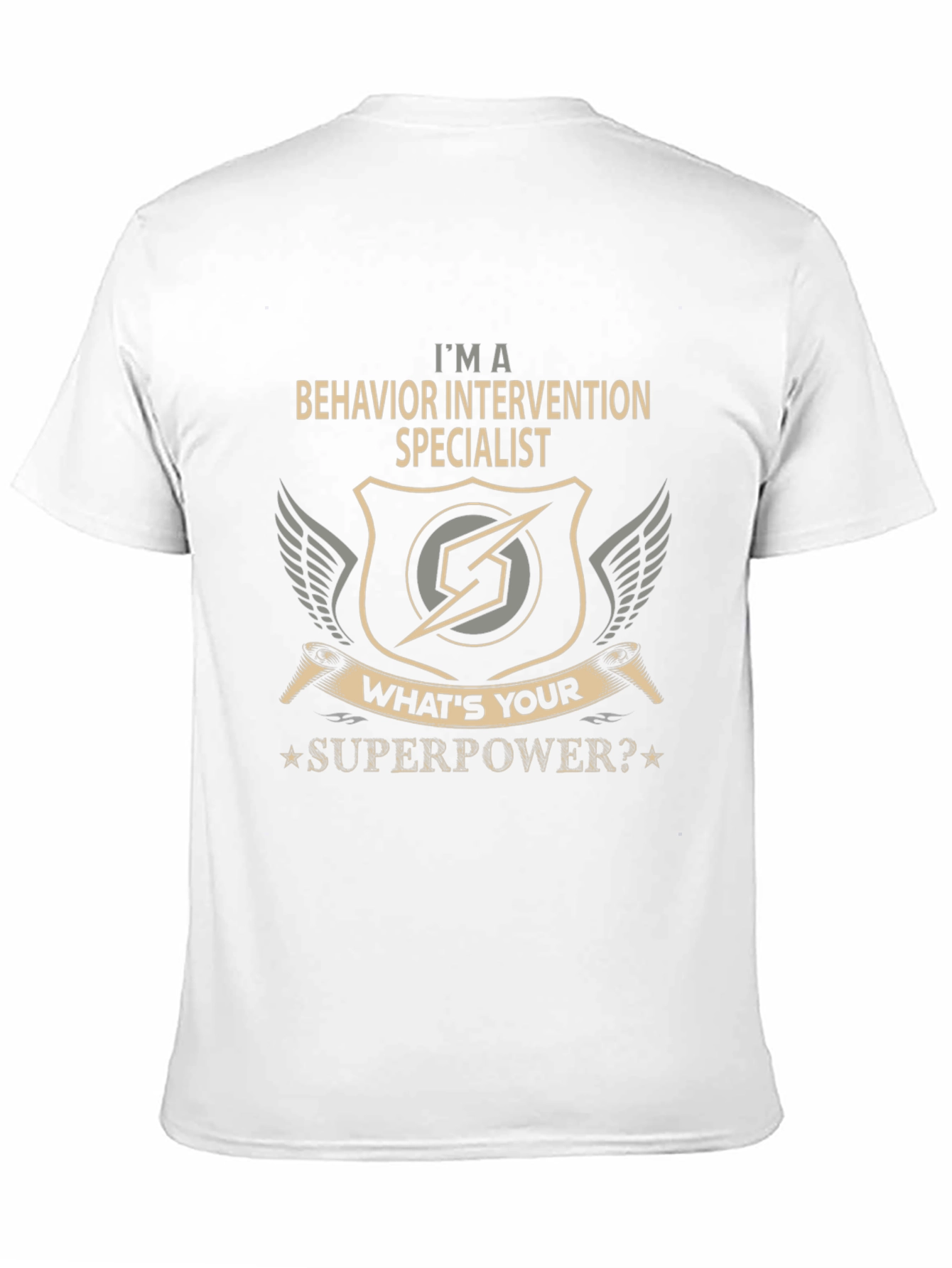 Behavior Intervention Specialist T-Shirt: Superpower Edition