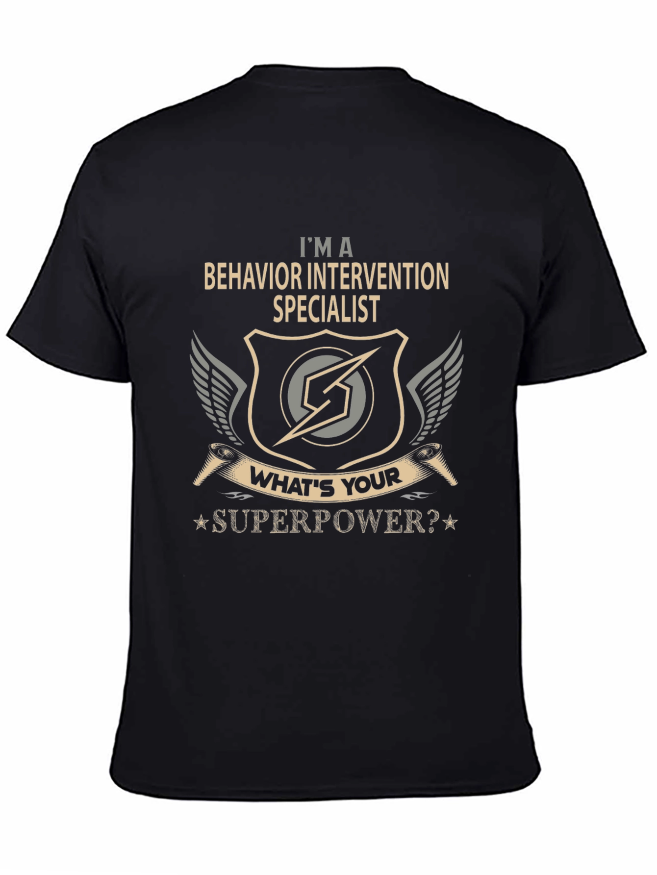 Behavior Intervention Specialist T-Shirt: Superpower Edition