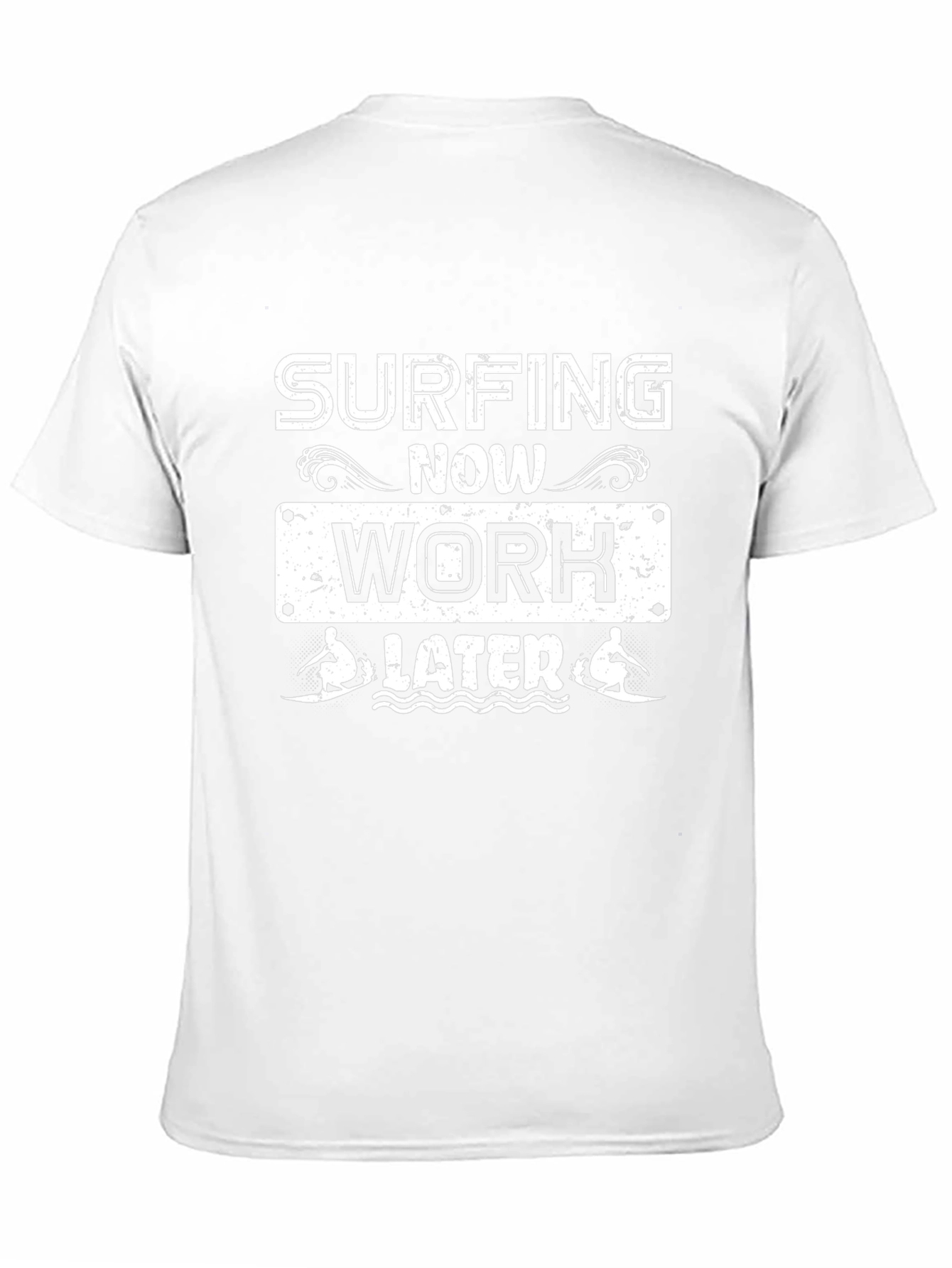 Surfing Now Work Later Graphic T-Shirt