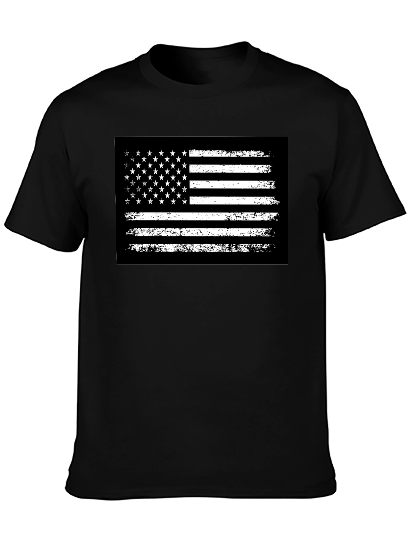 Distressed American Flag Graphic Tee