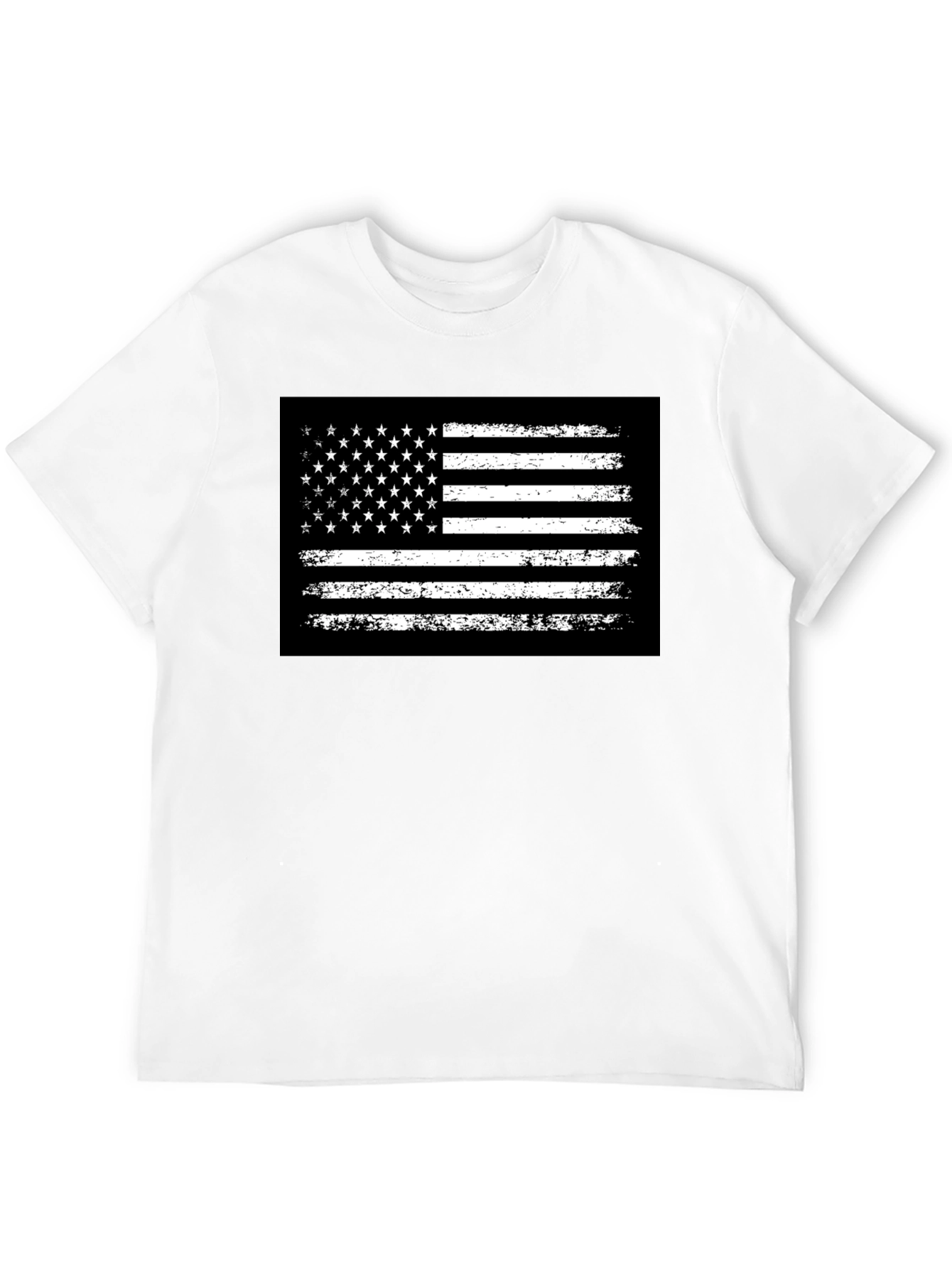 Distressed American Flag Graphic Tee