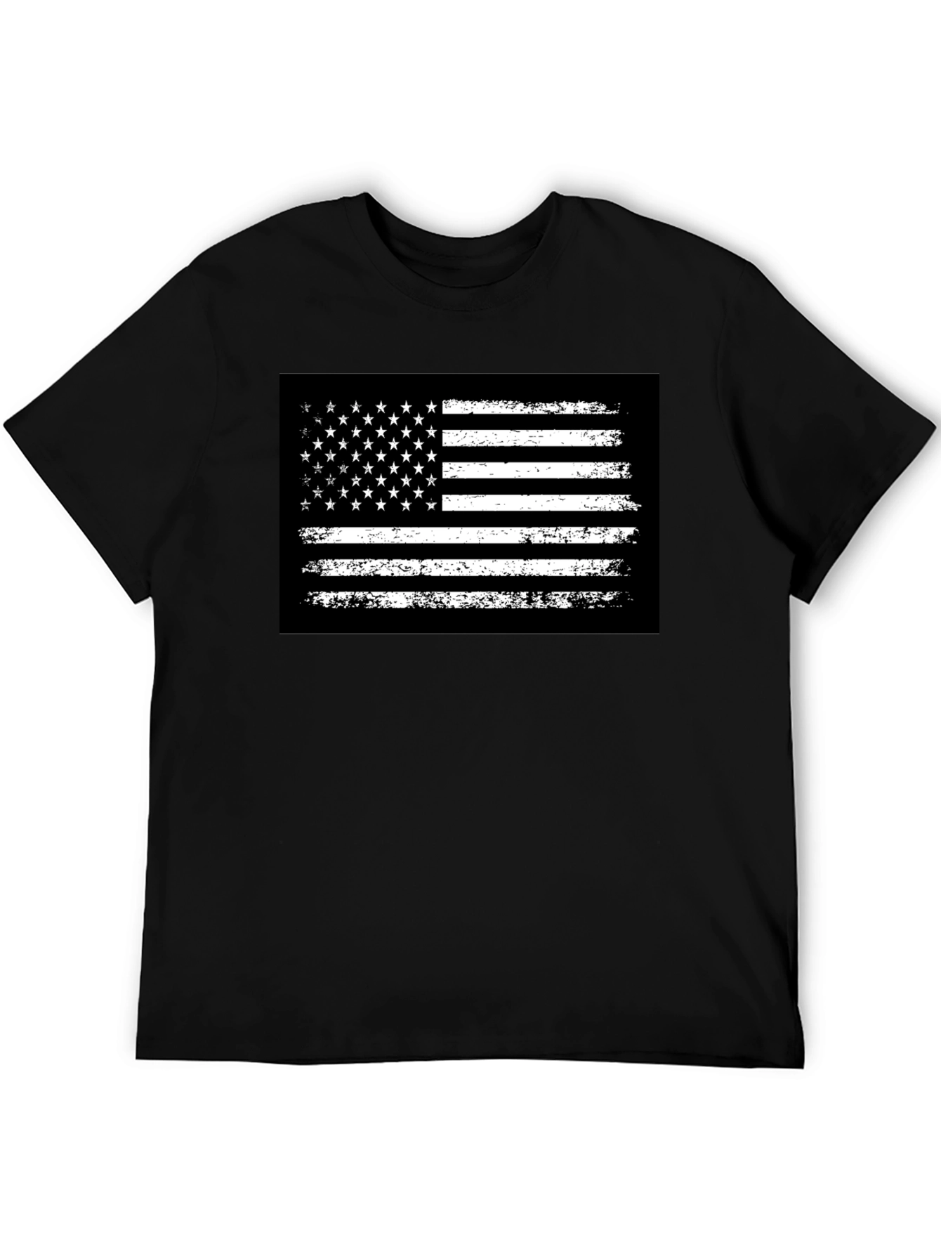 Distressed American Flag Graphic Tee