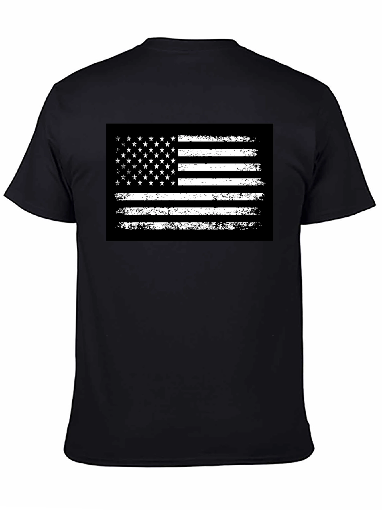 Distressed American Flag Graphic Tee
