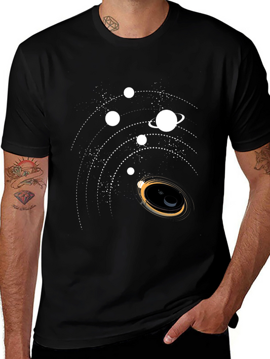 Cosmic Black Hole T-Shirt: Sci-Fi Space Tee