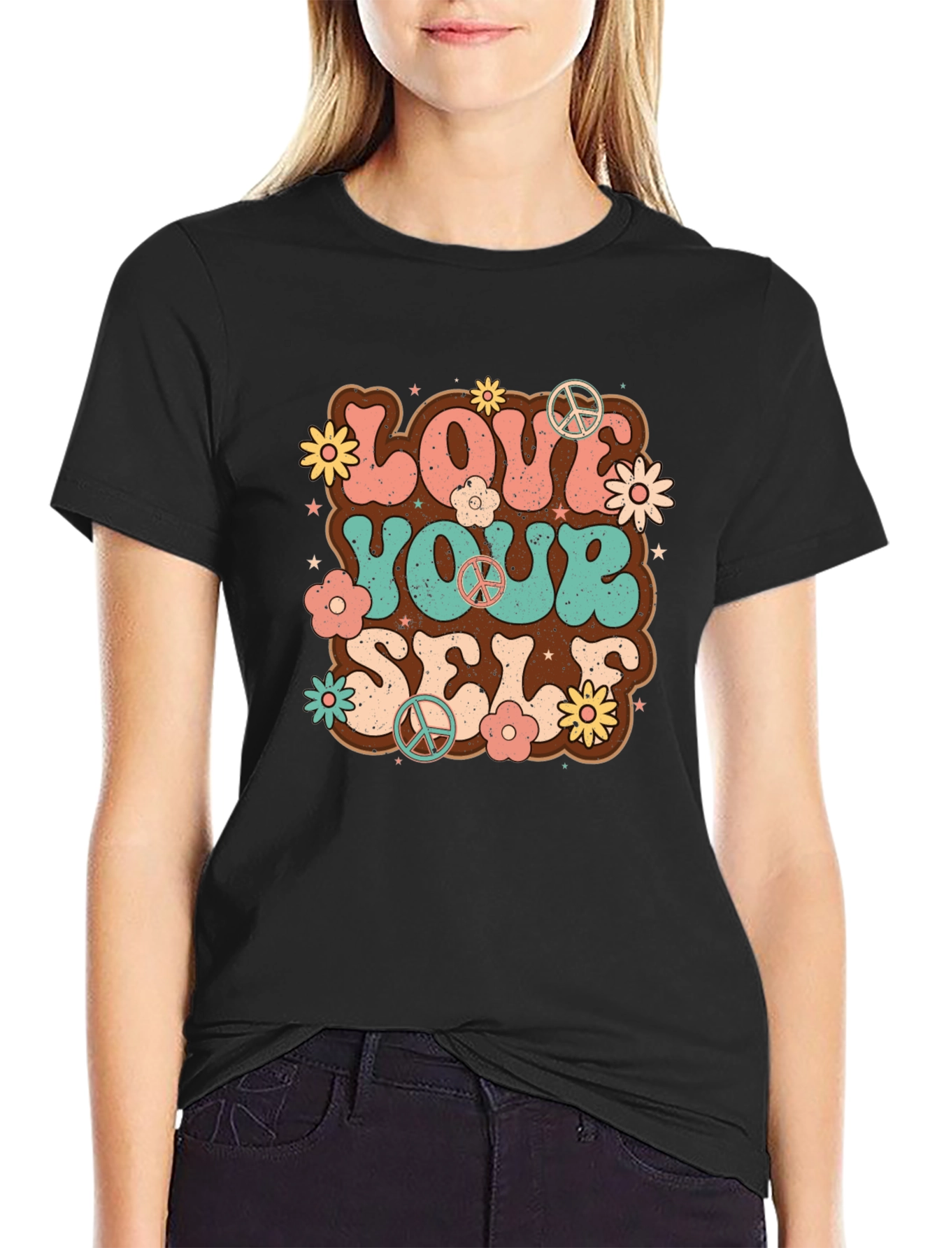 Retro Love Yourself Graphic Tee