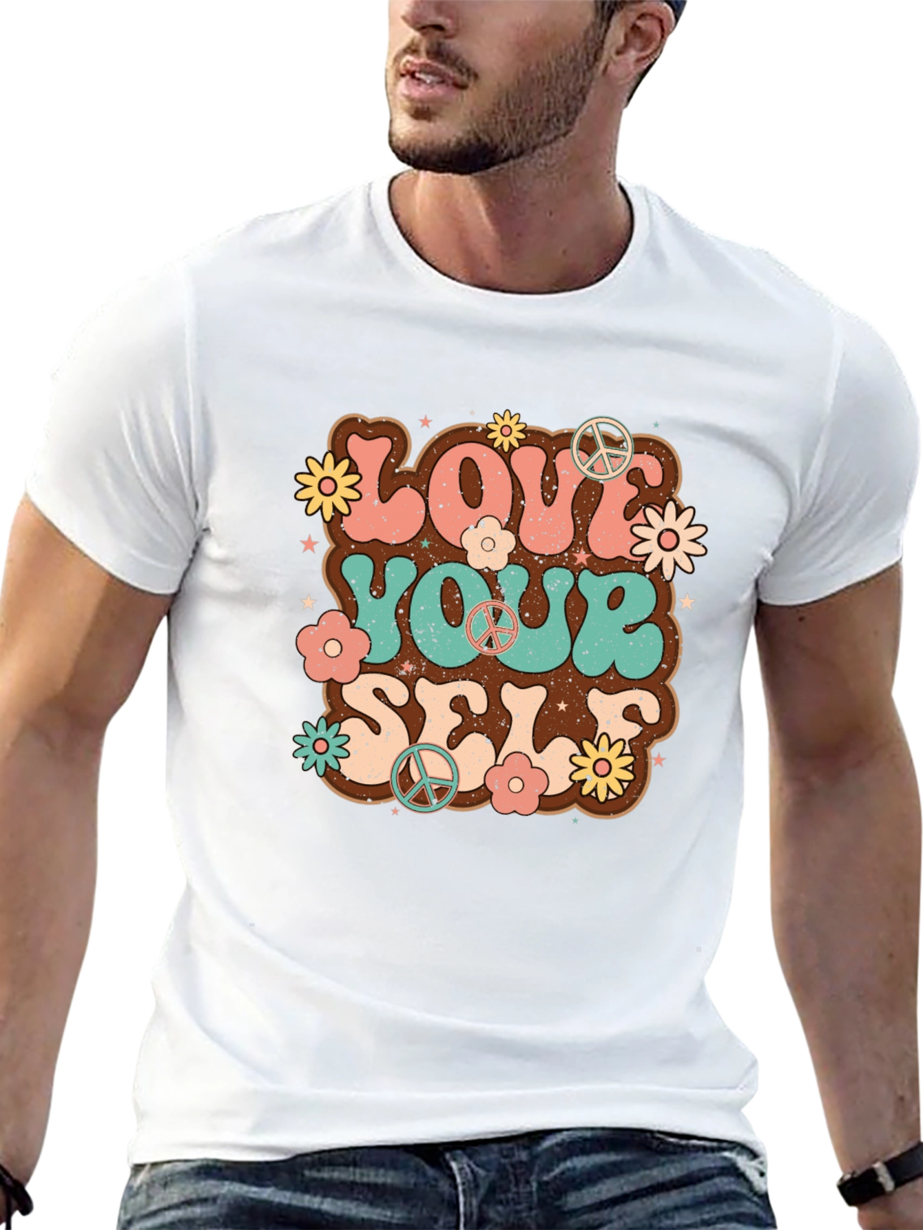 Retro Love Yourself Graphic Tee