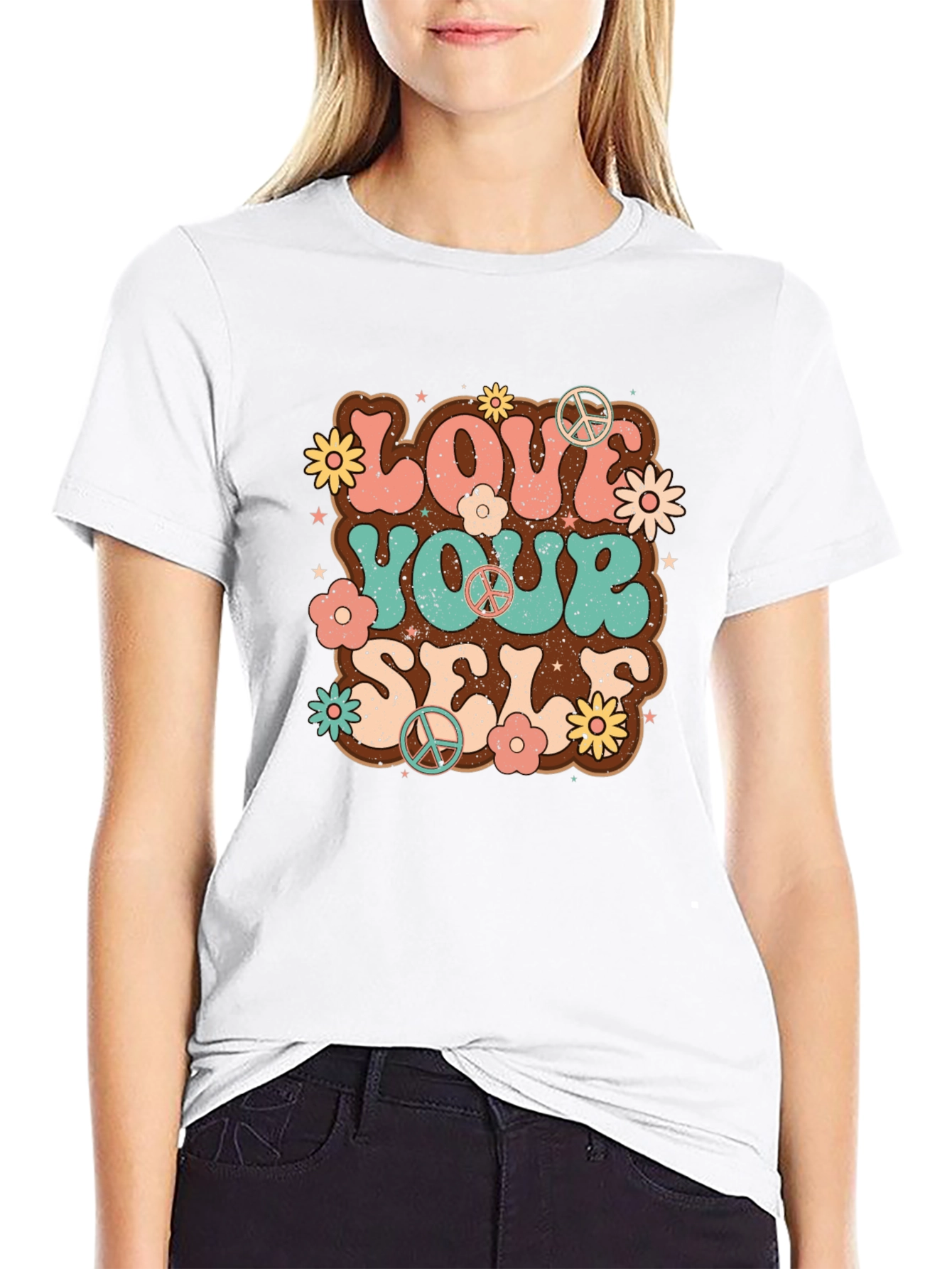 Retro Love Yourself Graphic Tee