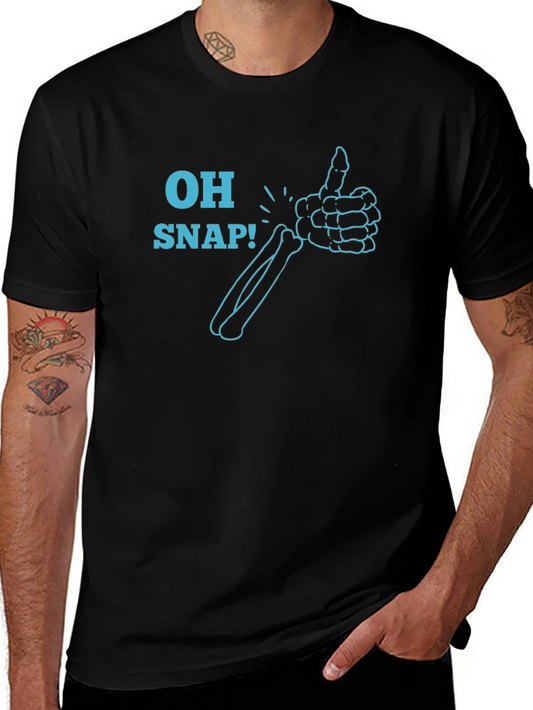 Oh Snap! Funny Bone Graphic Tee - Broken Arm Humor