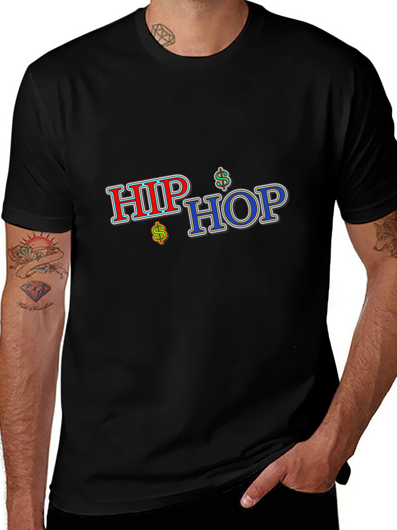Hip Hop Black T-Shirt