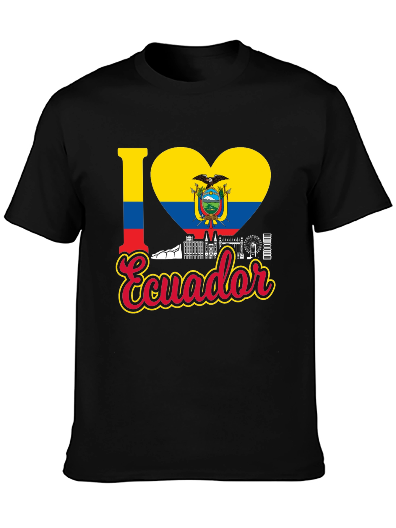 I Love Ecuador T-Shirt - Country Pride Tee