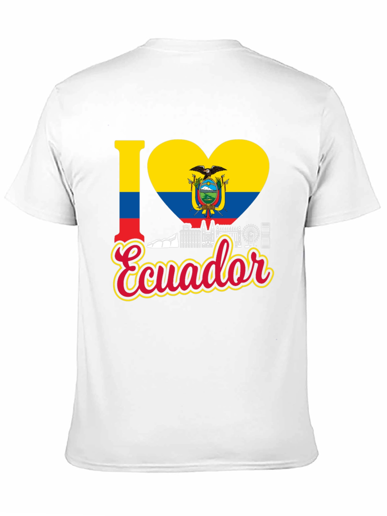 I Love Ecuador T-Shirt - Country Pride Tee