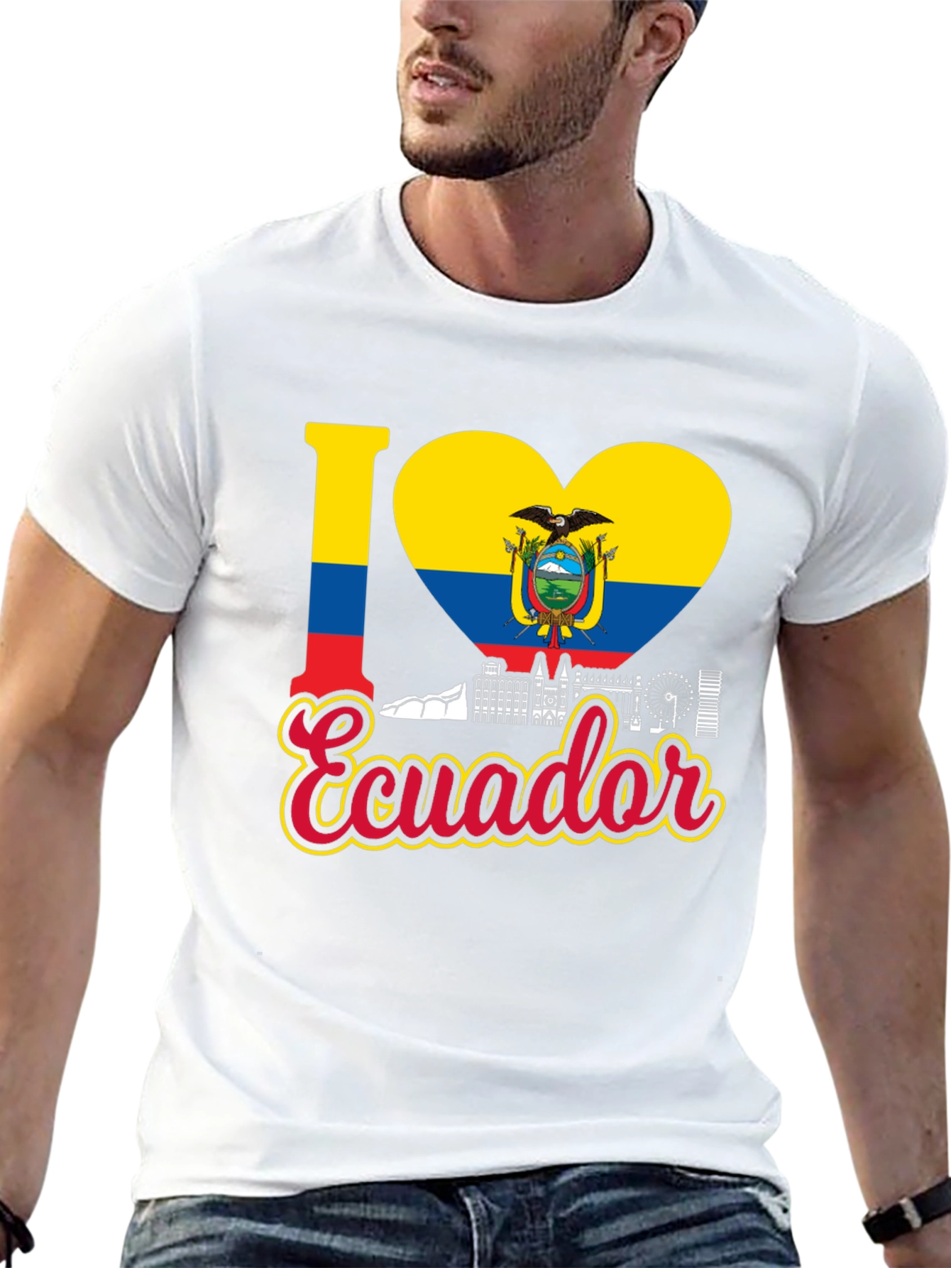 I Love Ecuador T-Shirt - Country Pride Tee