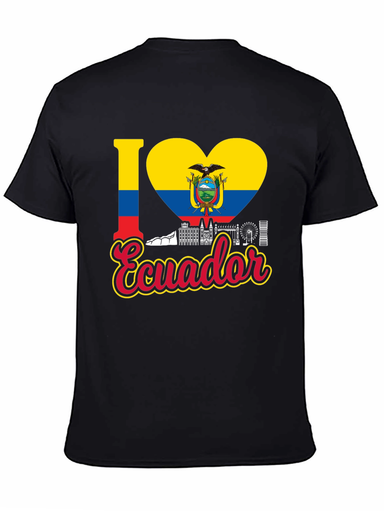 I Love Ecuador T-Shirt - Country Pride Tee