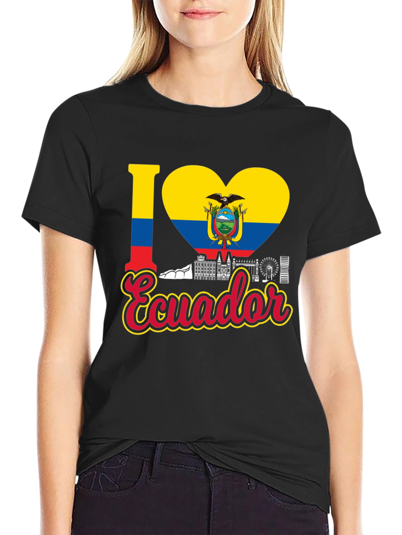 I Love Ecuador T-Shirt - Country Pride Tee