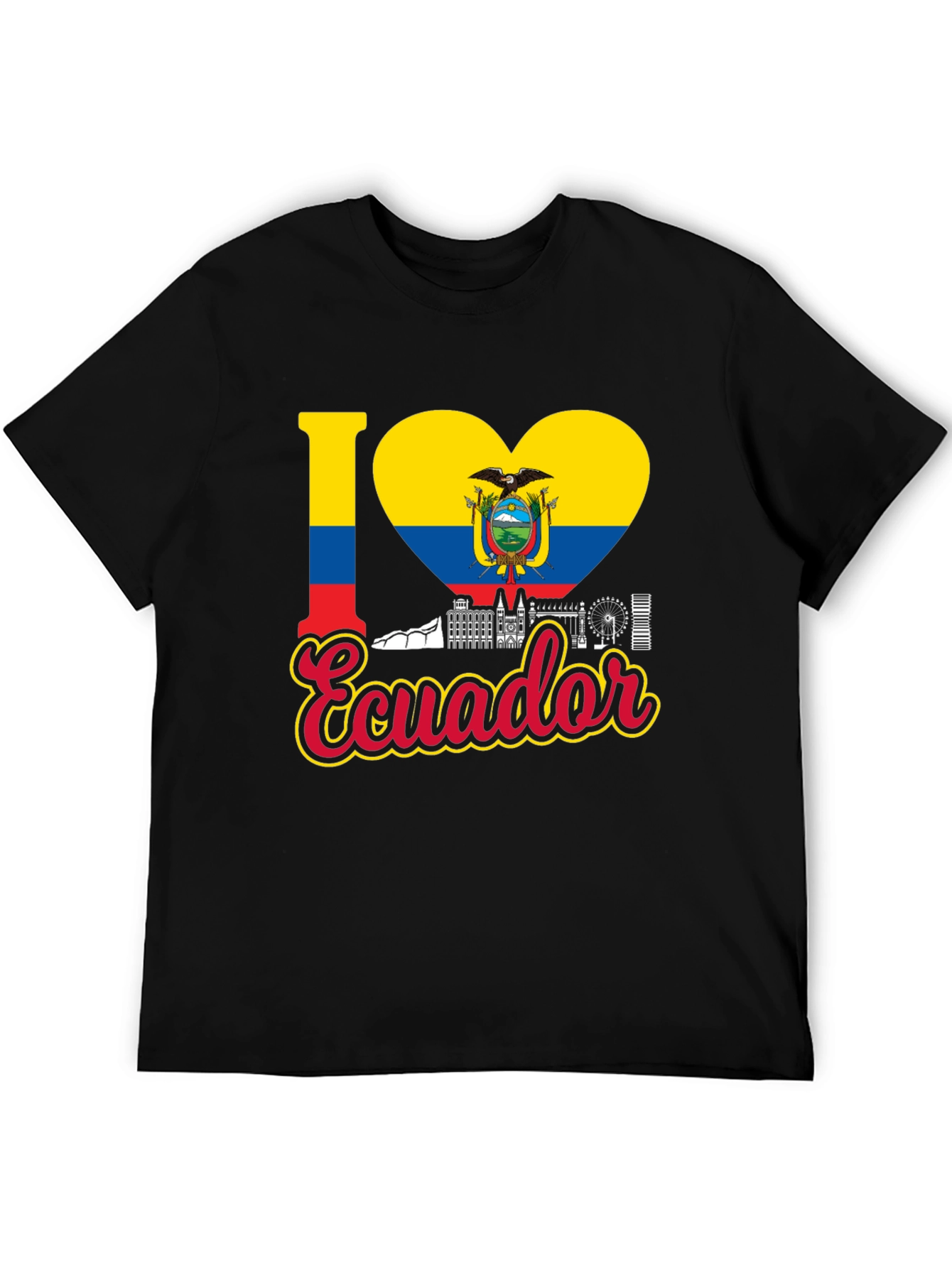 I Love Ecuador T-Shirt - Country Pride Tee