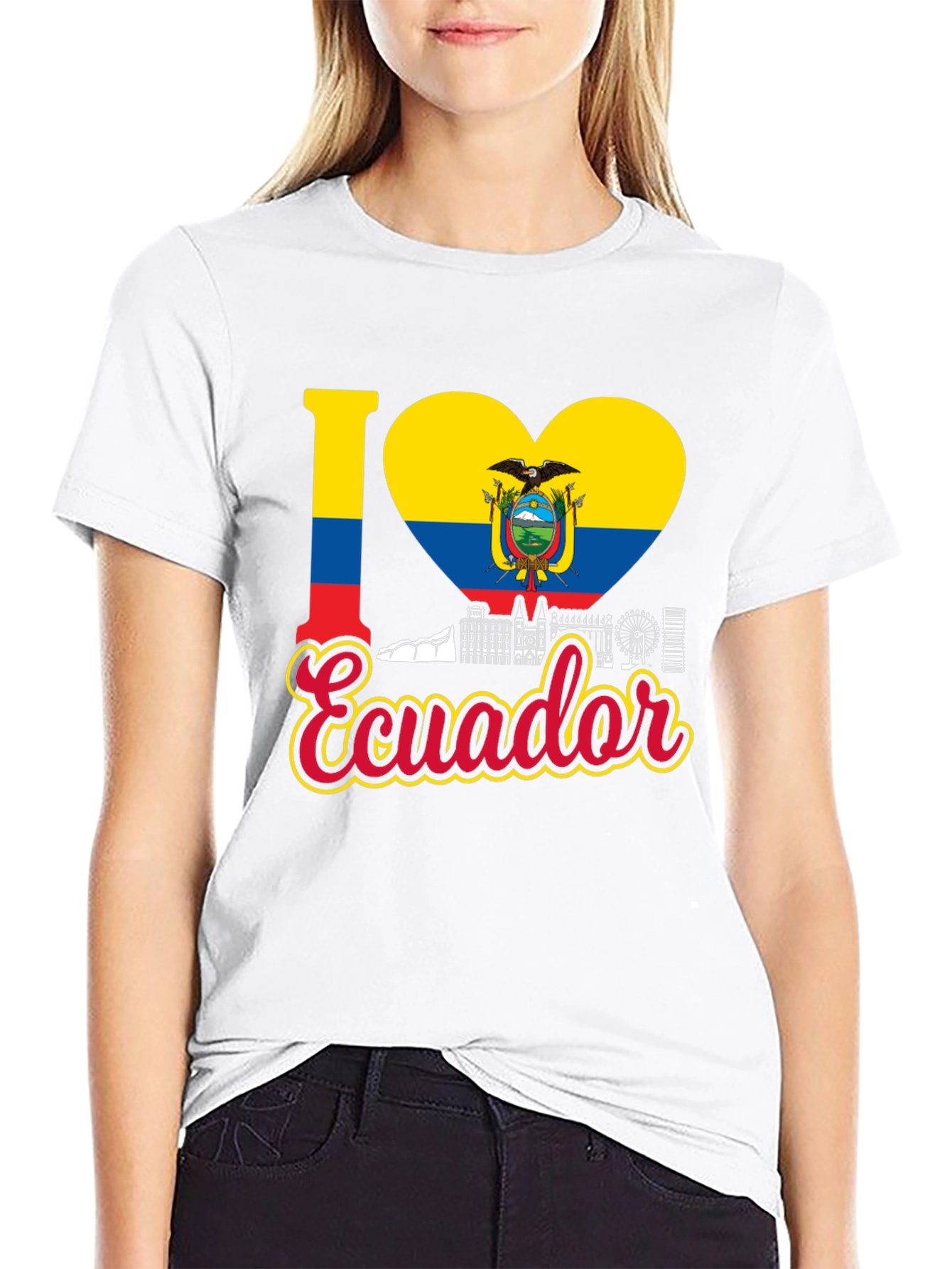 I Love Ecuador T-Shirt - Country Pride Tee