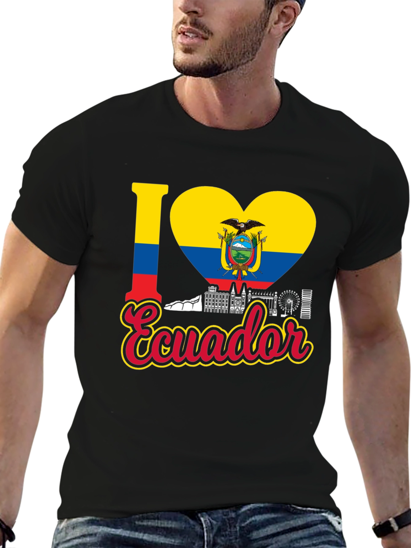 I Love Ecuador T-Shirt - Country Pride Tee