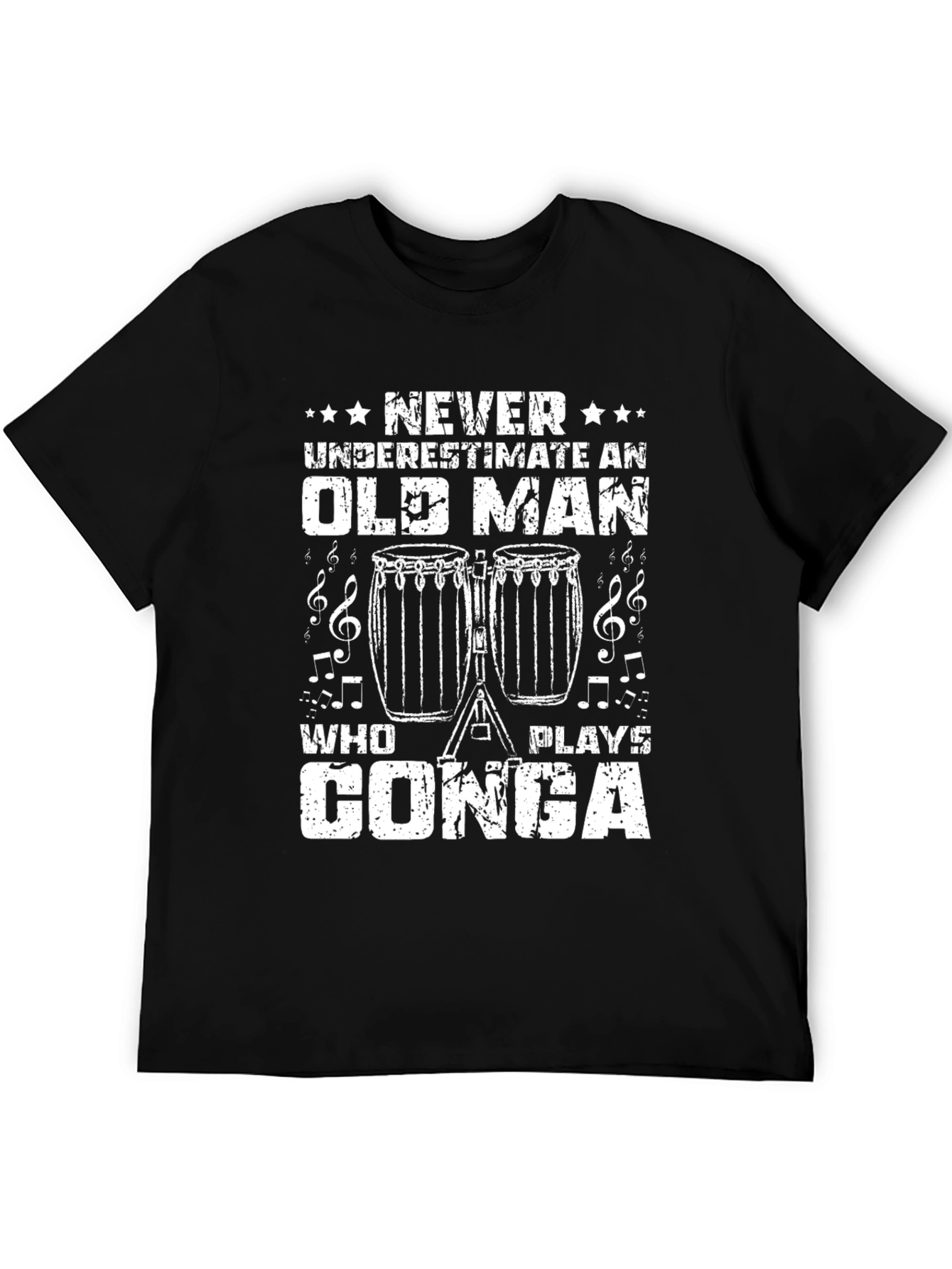Old Man Conga Player T-Shirt