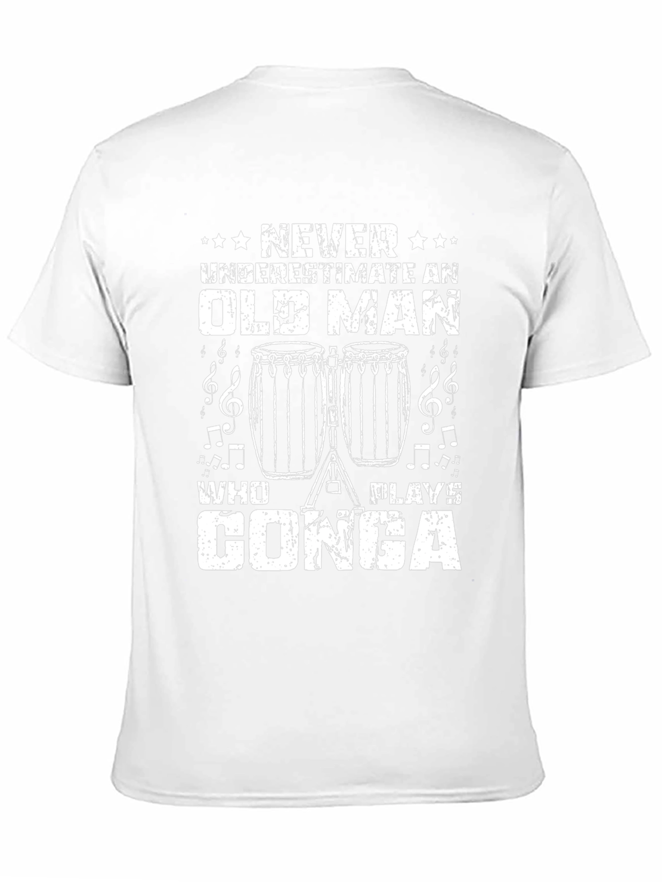 Old Man Conga Player T-Shirt