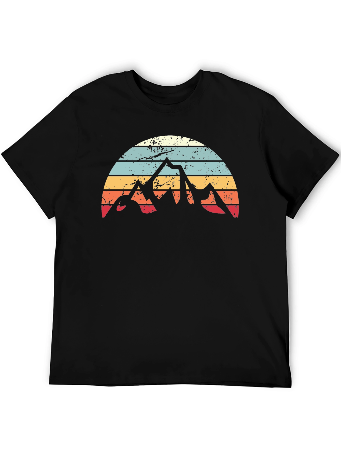 Retro Mountain Sunset Graphic Tee