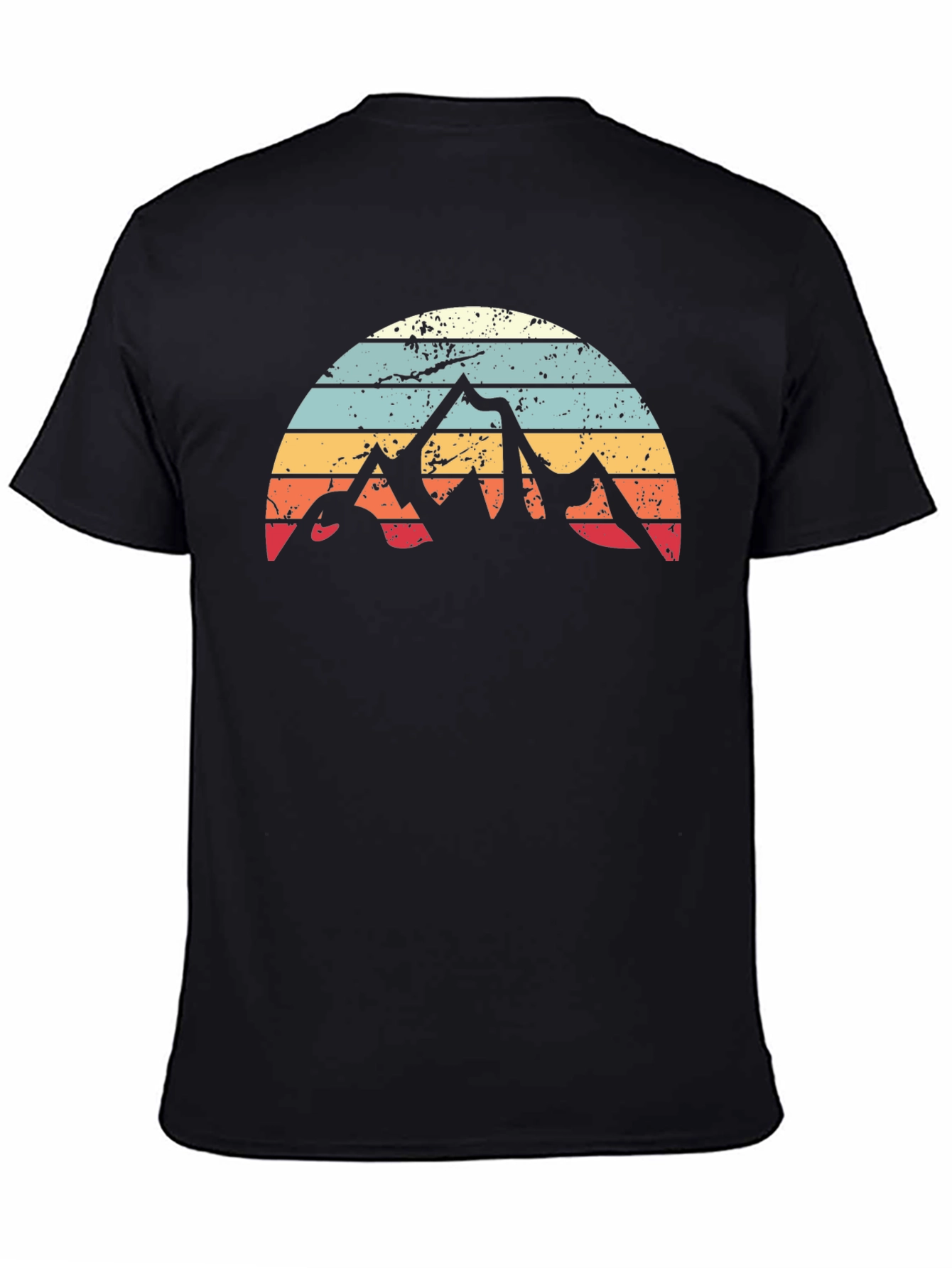 Retro Mountain Sunset Graphic Tee