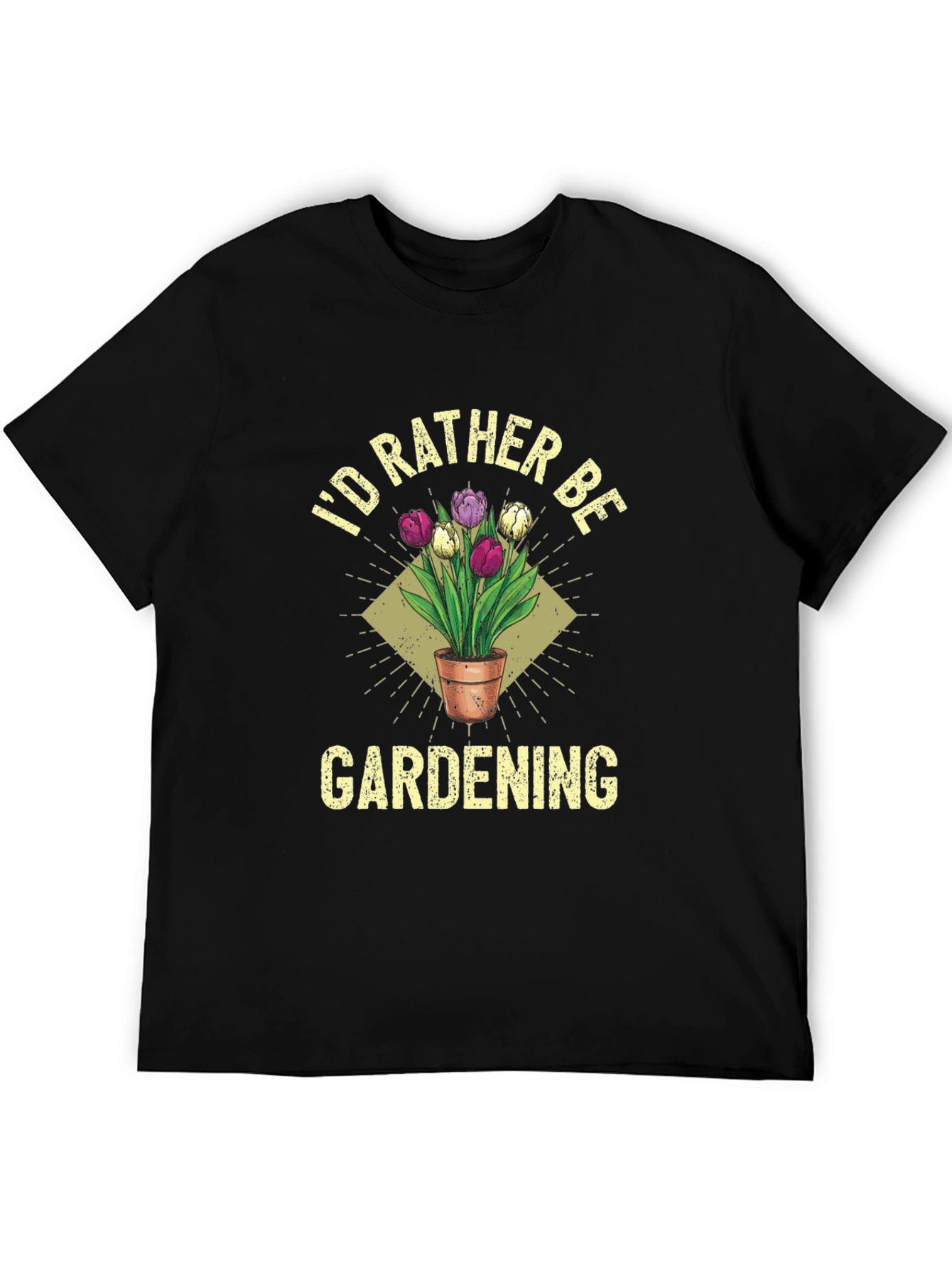 Id Rather Be Gardening Graphic T-Shirt