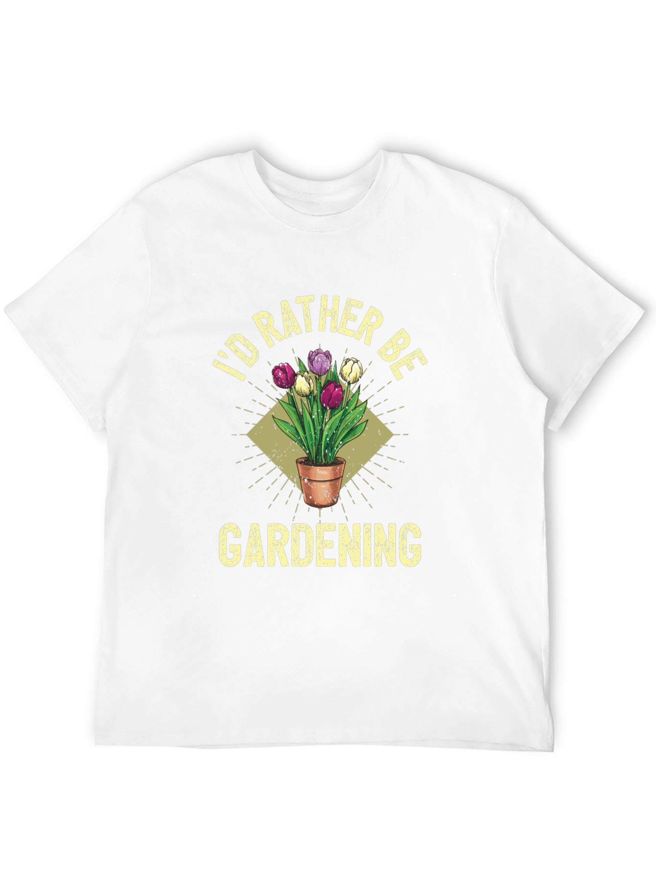 Id Rather Be Gardening Graphic T-Shirt
