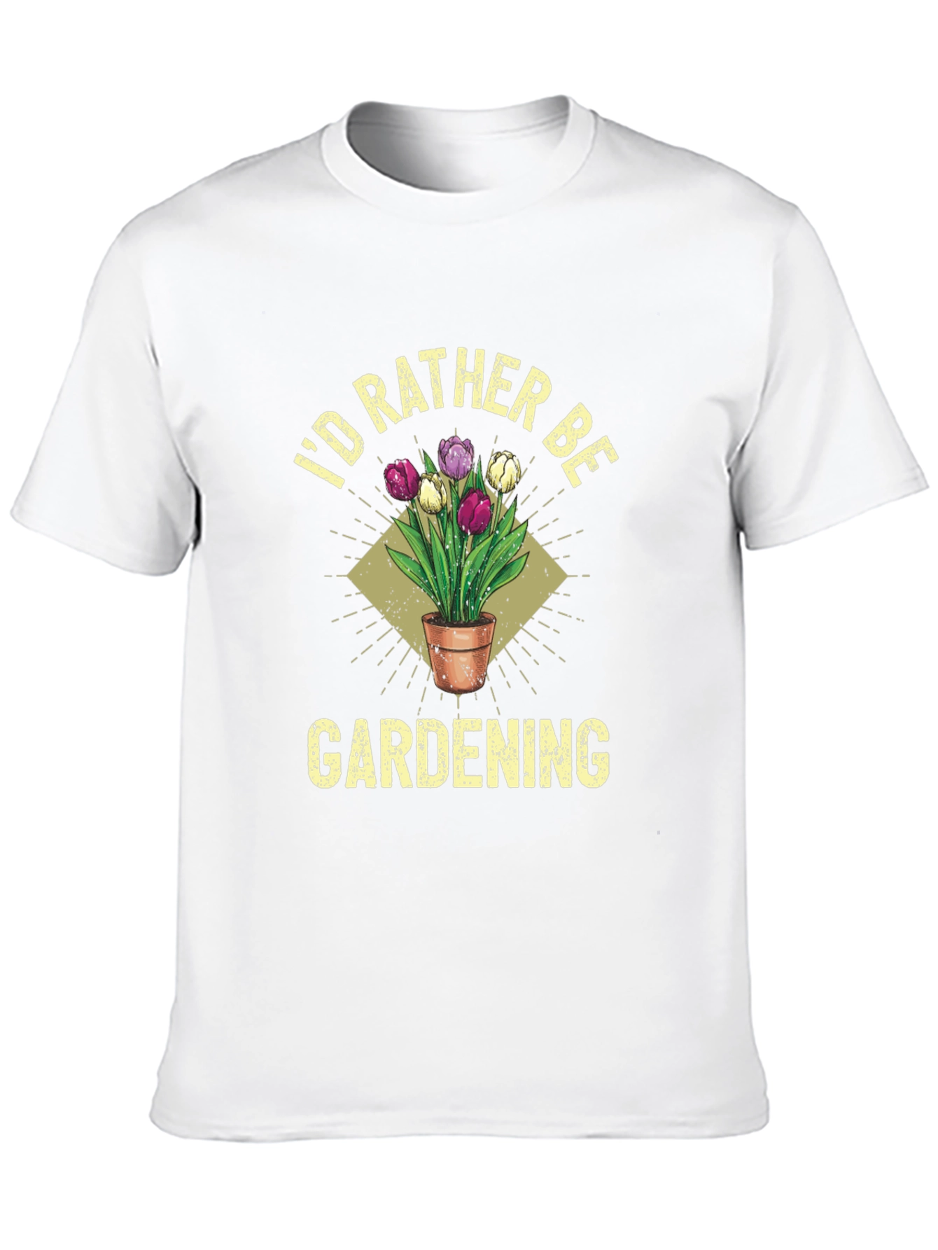 Id Rather Be Gardening Graphic T-Shirt