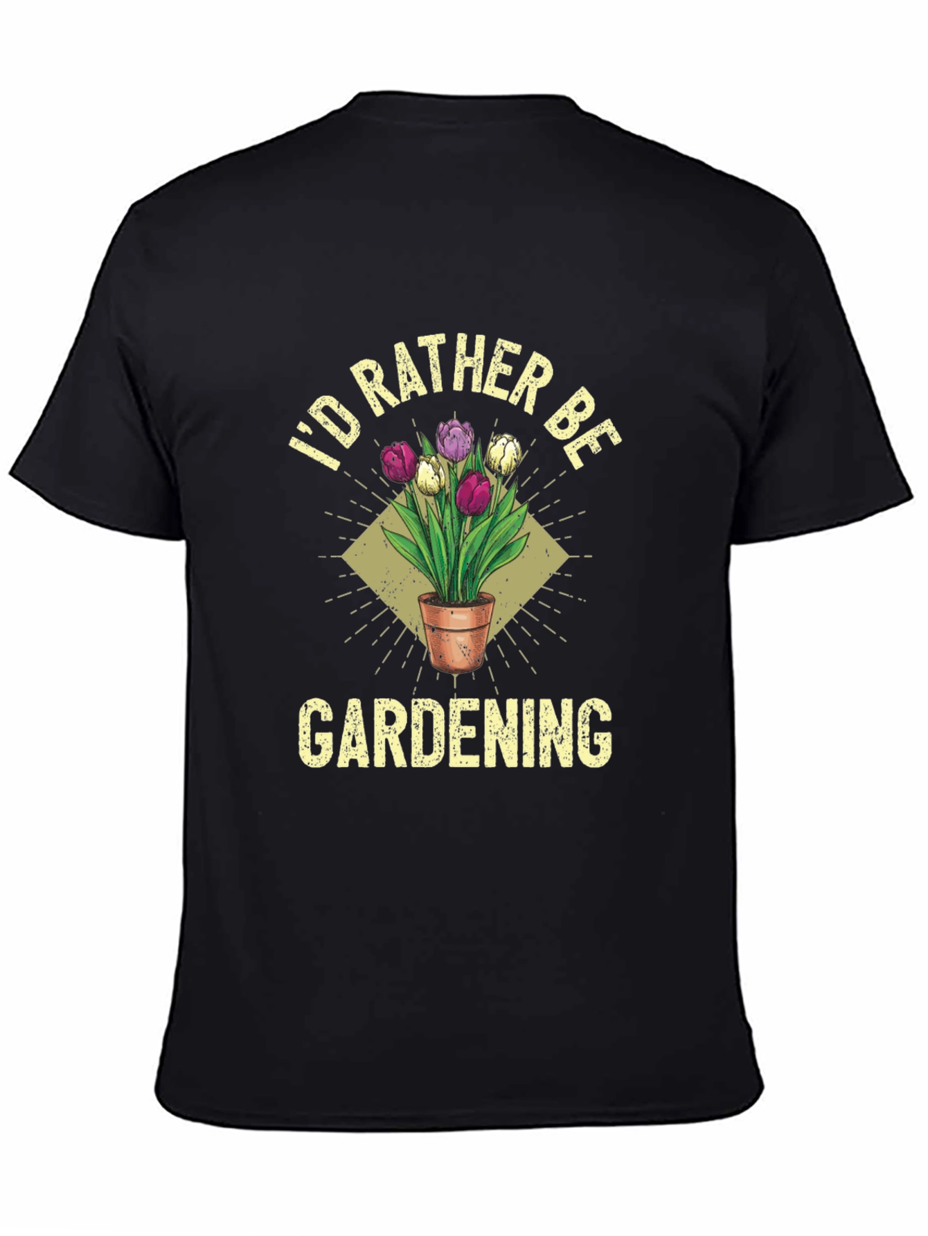 Id Rather Be Gardening Graphic T-Shirt