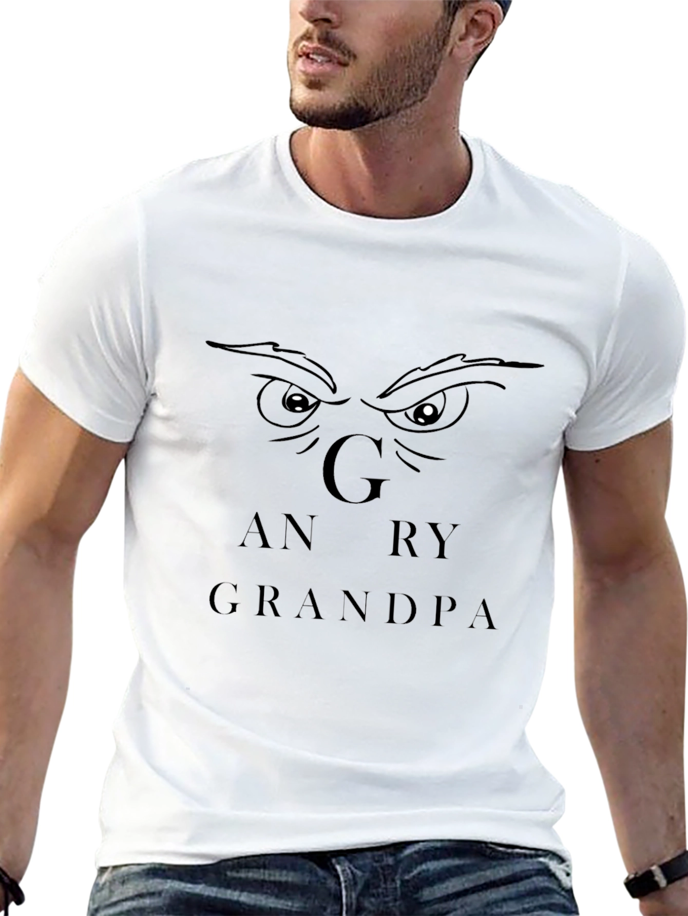 Angry Grandpa T-Shirt - Funny Grumpy Tee